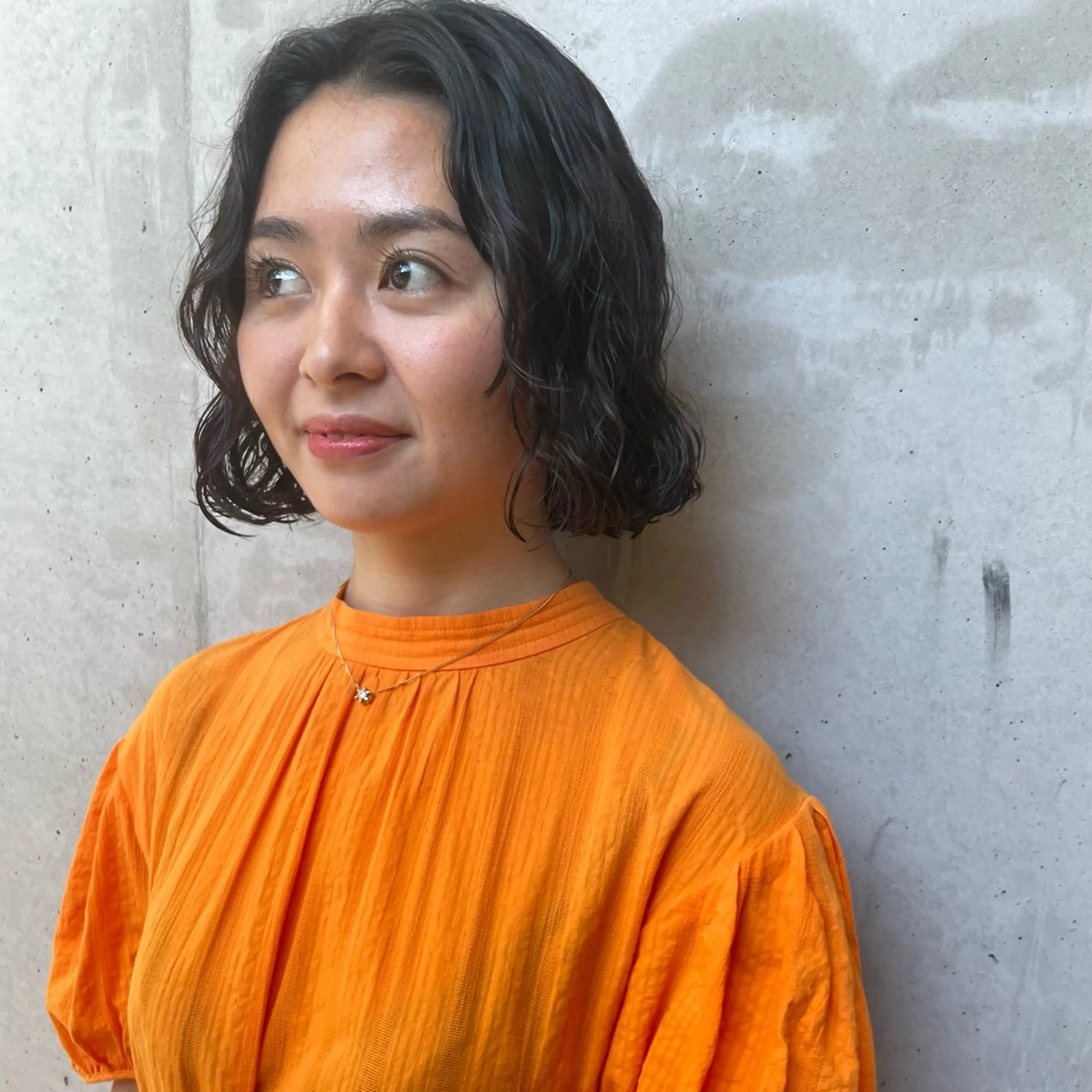 ショート パーマ ホリケ アオイのヘアスタイル