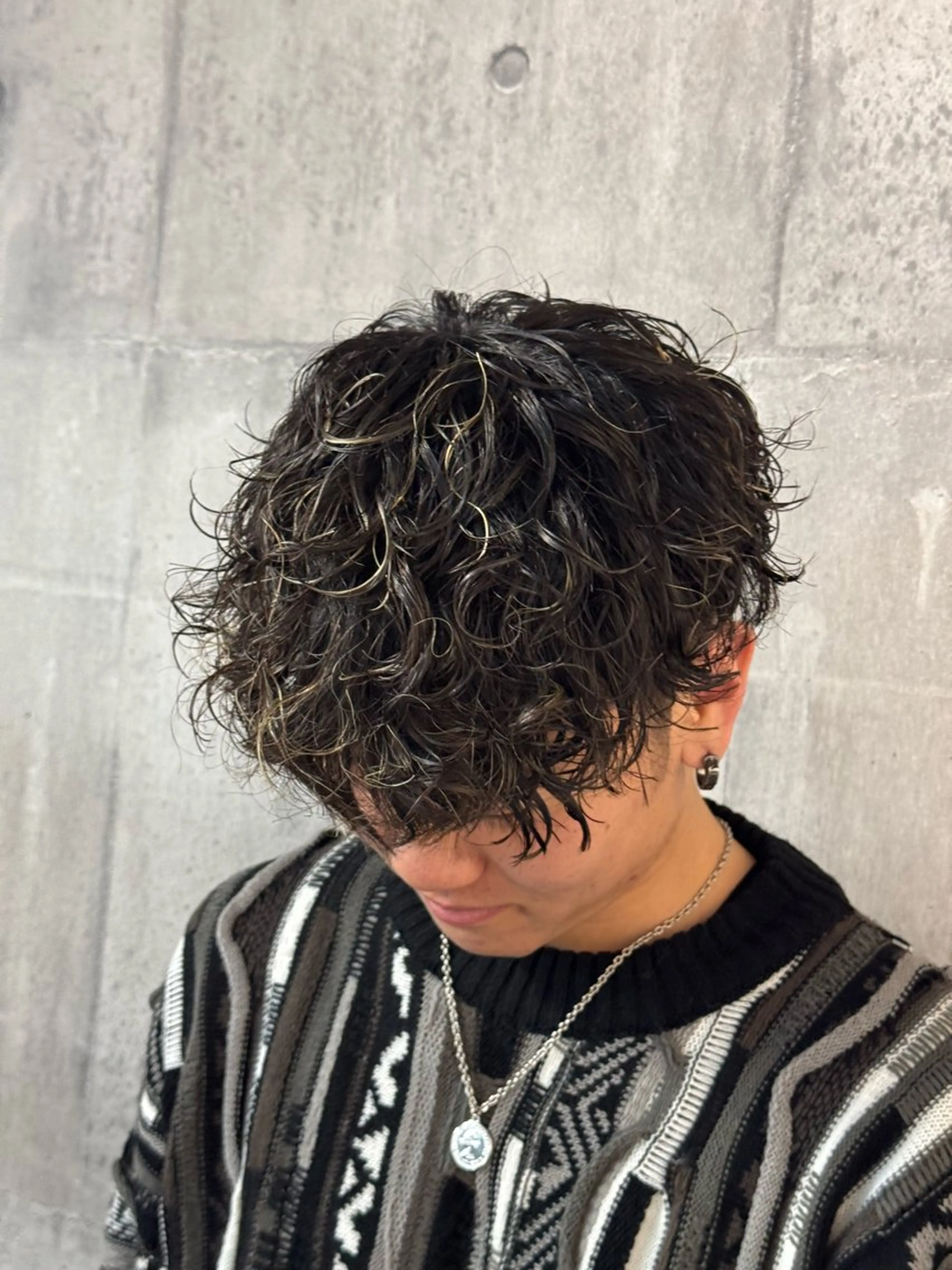 パーマ メンズ 心斎橋ハイトーン特化 midori🍀のヘアスタイル