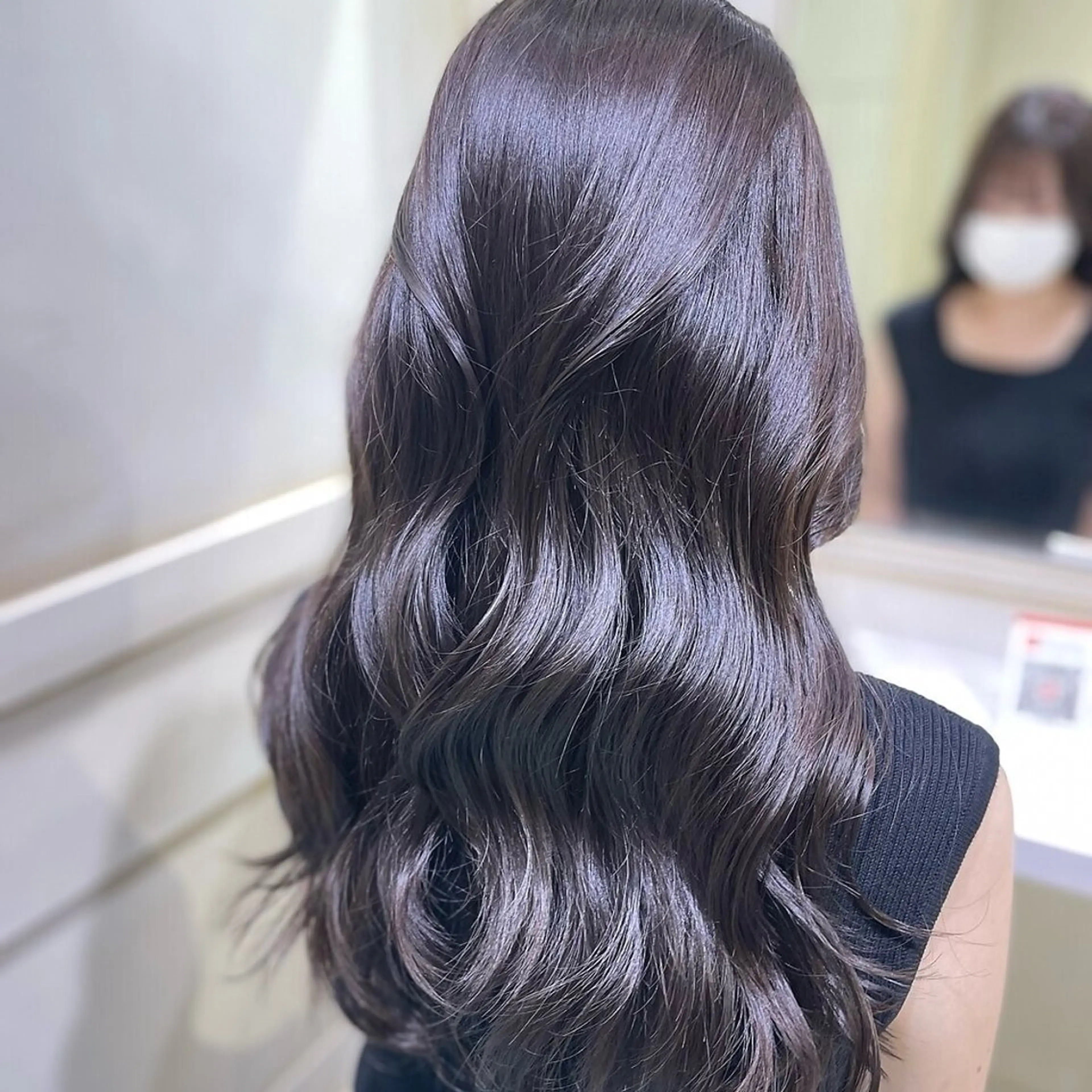 ミディアム カラー ヘアカラー トリートメント 💖ダブルカラー/ ケアカラー/レナ💖のヘアスタイル