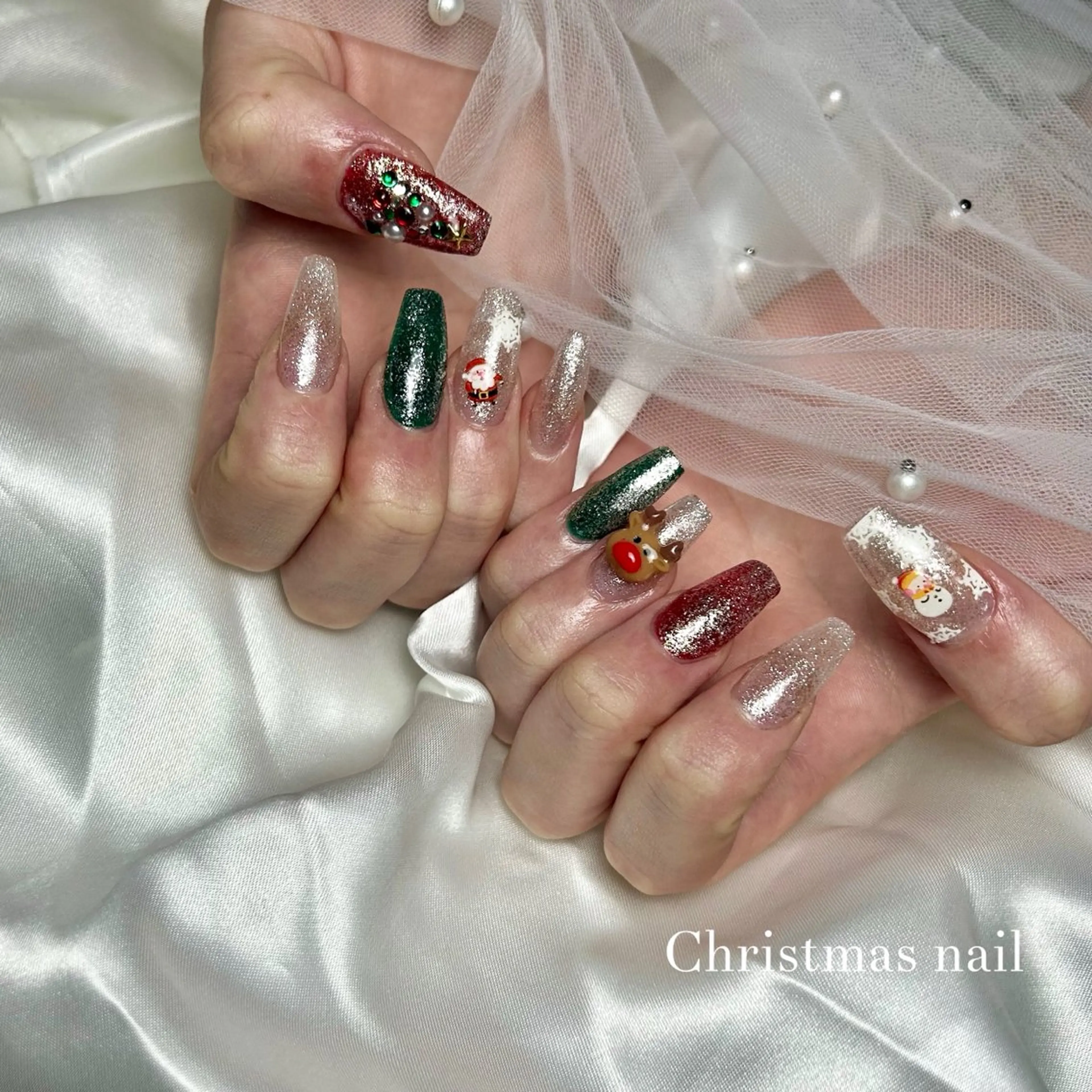 ネイル 冬ネイル クリスマス Nailsalon Sirius所属・SIRIUS manakaのネイルデザイン