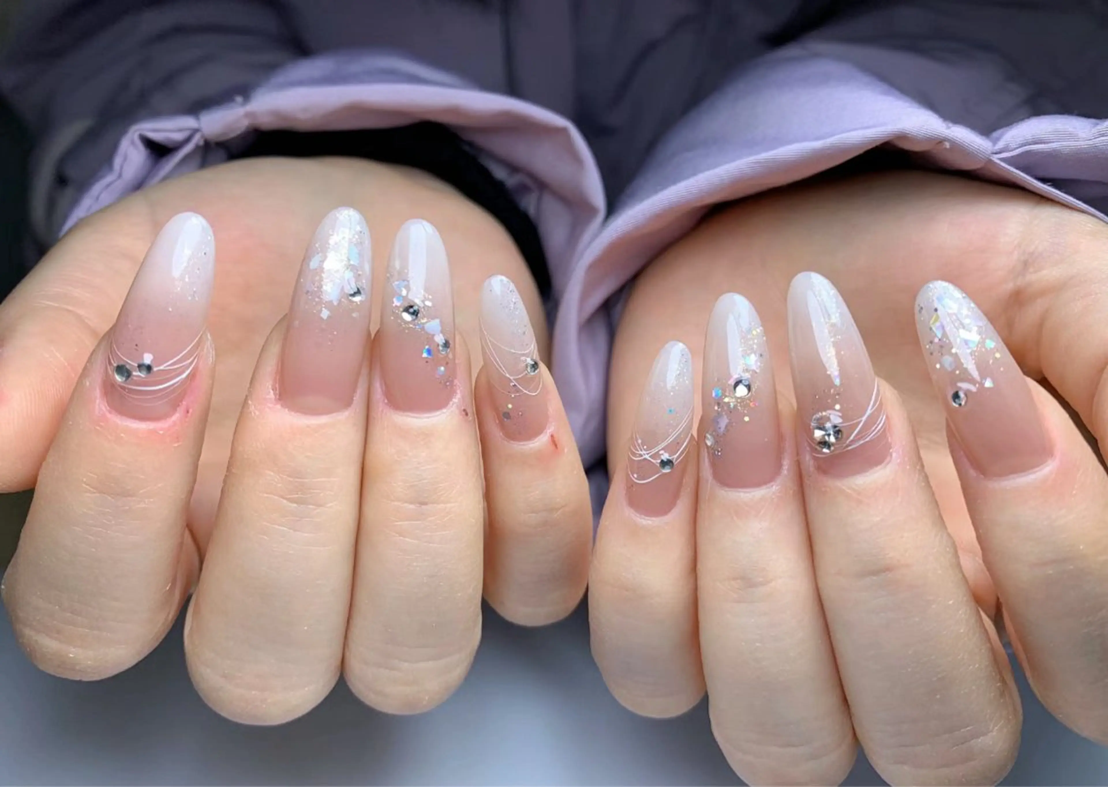 ネイル ハンドネイル M🌷nail 長さだし専門店のネイルデザイン
