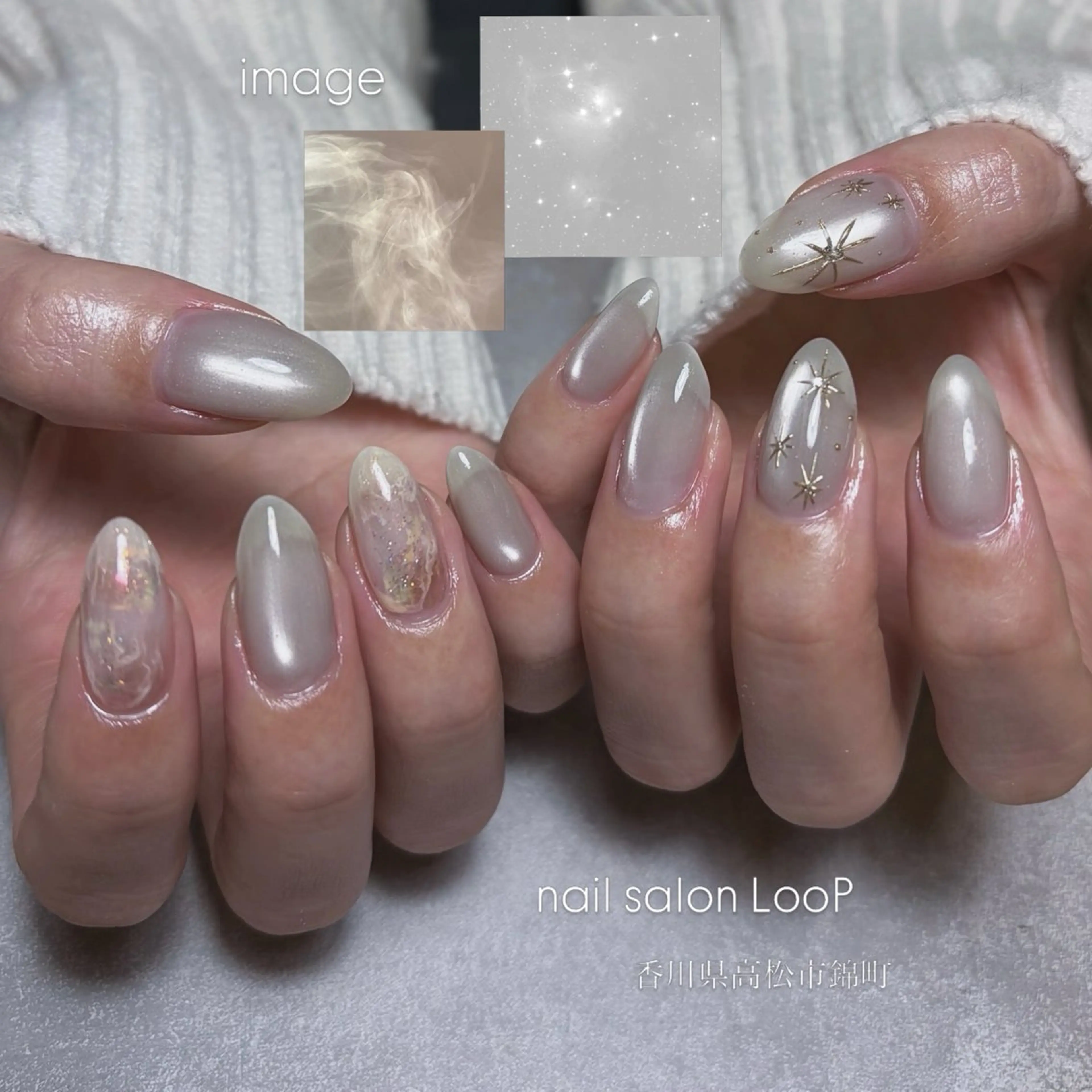 ネイル ハンドネイル LooP riho / nuanceのネイルデザイン