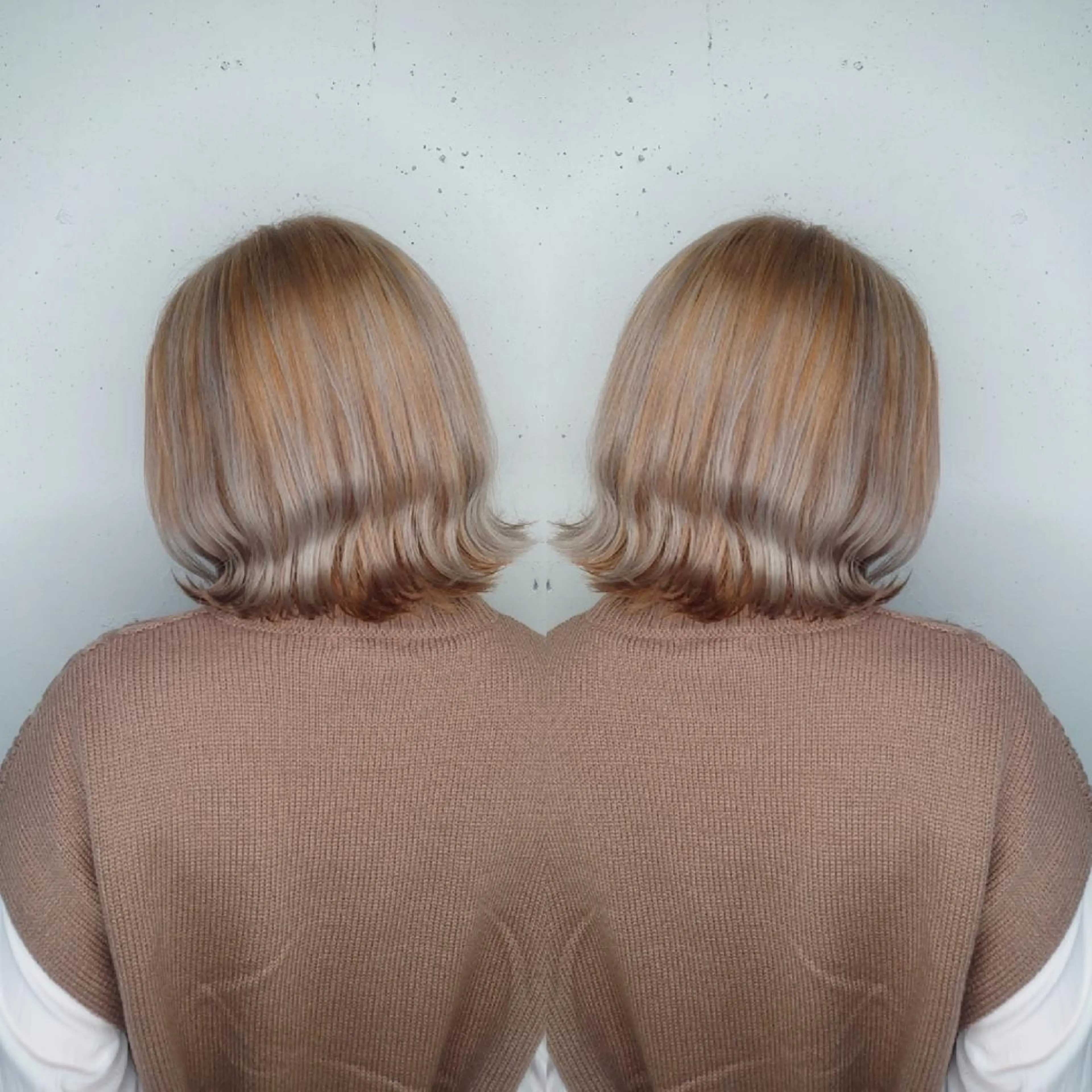 ショート カラー ベージュカラー ブリーチ ミルクティーベージュ ヘアカラー E Komo hair所属・Wow❕E Komo hair 永井一輝のヘアスタイル