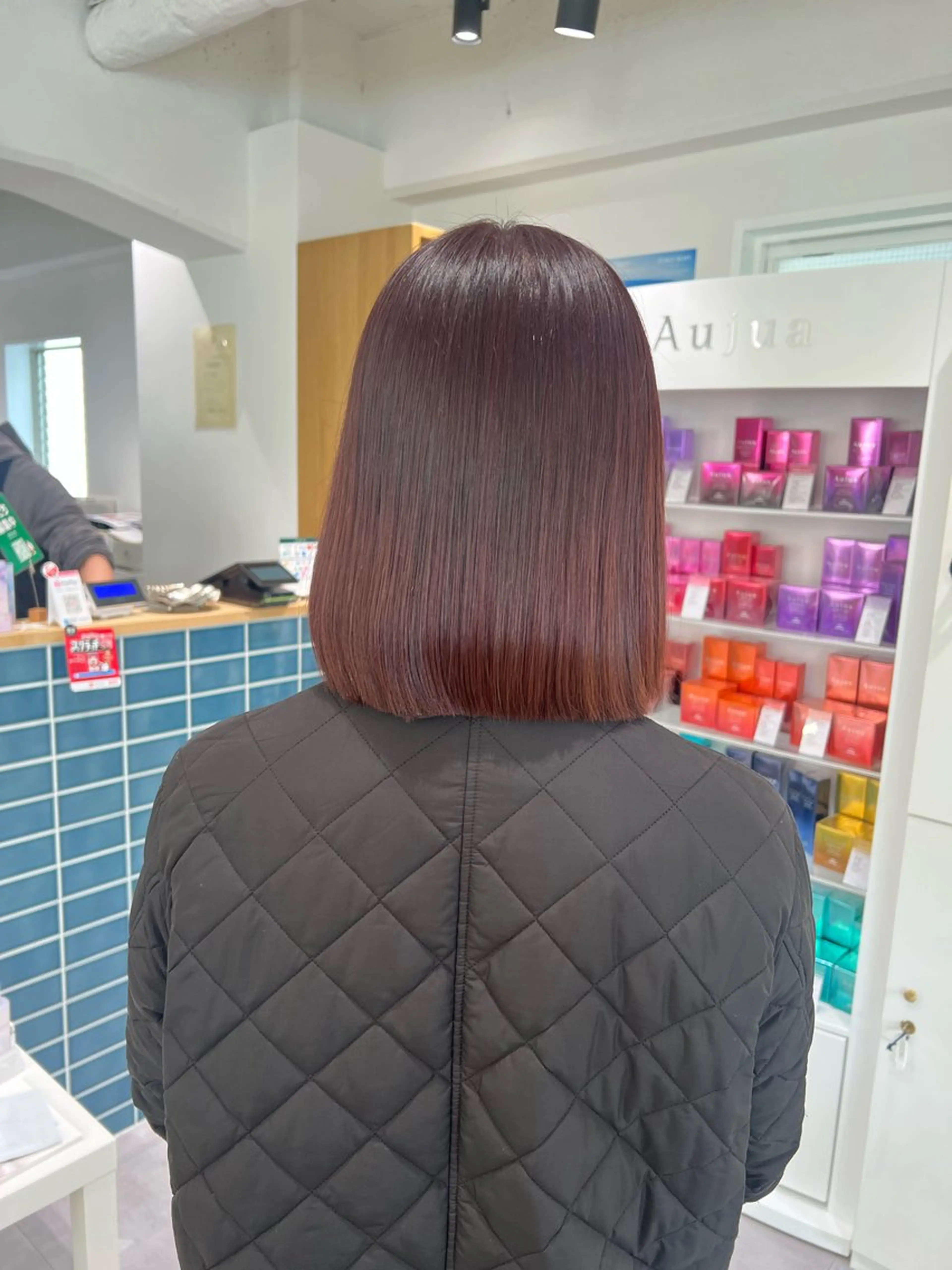 ミディアム ヘアカラー トリートメント 田中 愛梨のヘアスタイル