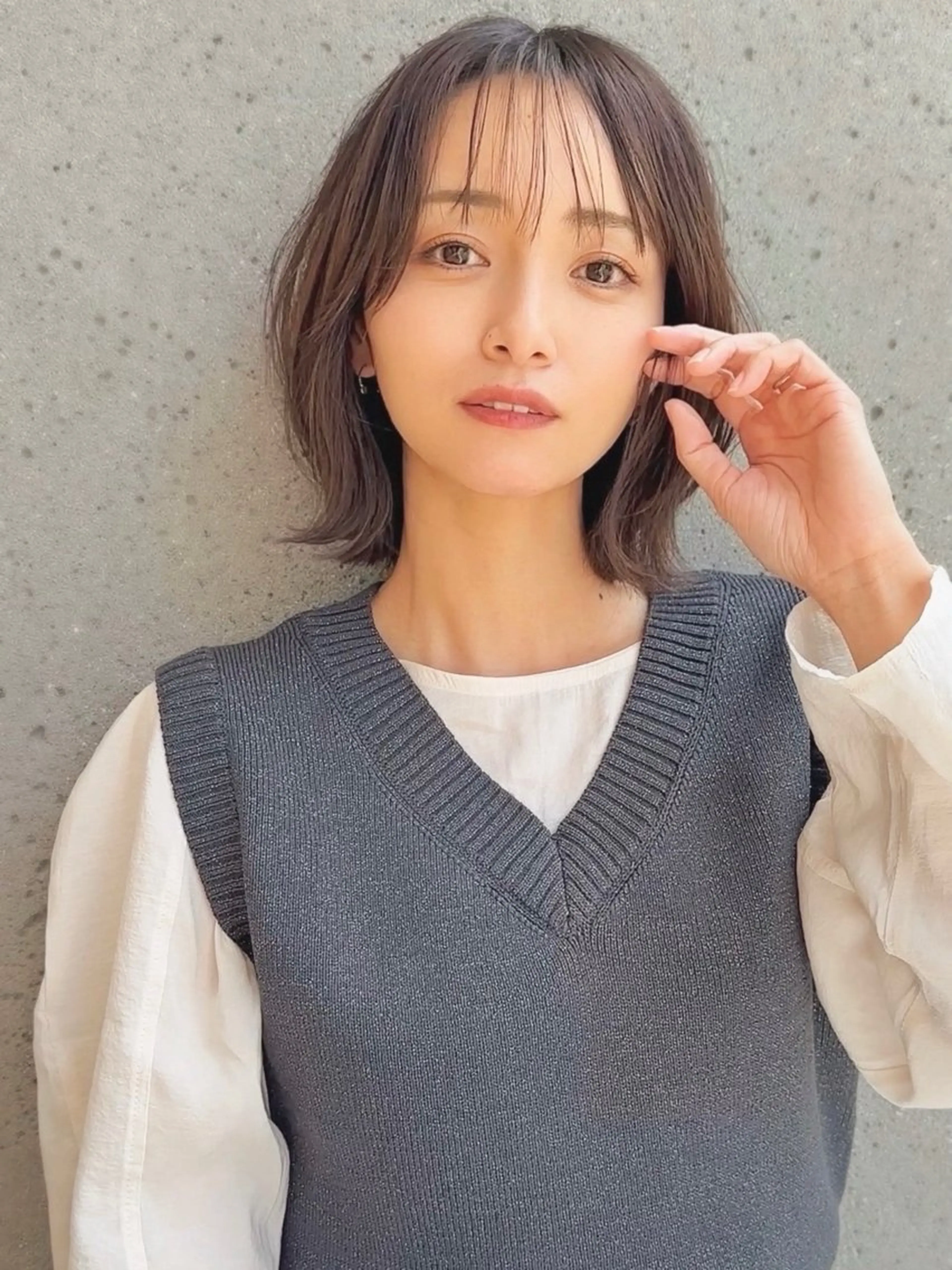 ミディアム カラー i.+sapporo所属・ショート/レイヤー /札幌/小山内のヘアスタイル