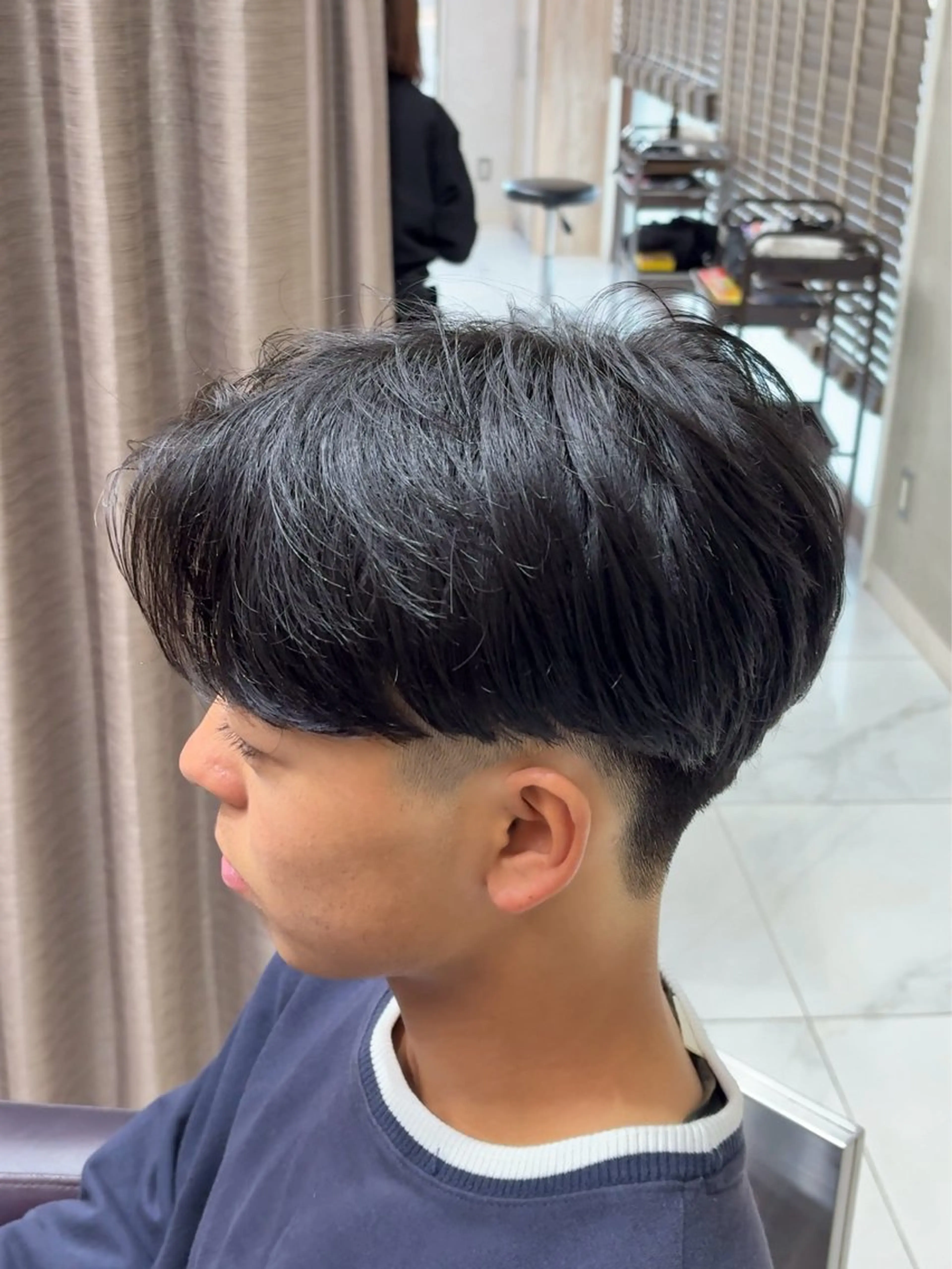 ショート メンズ カット ヘアセット GRANDEUR ryuのヘアスタイル