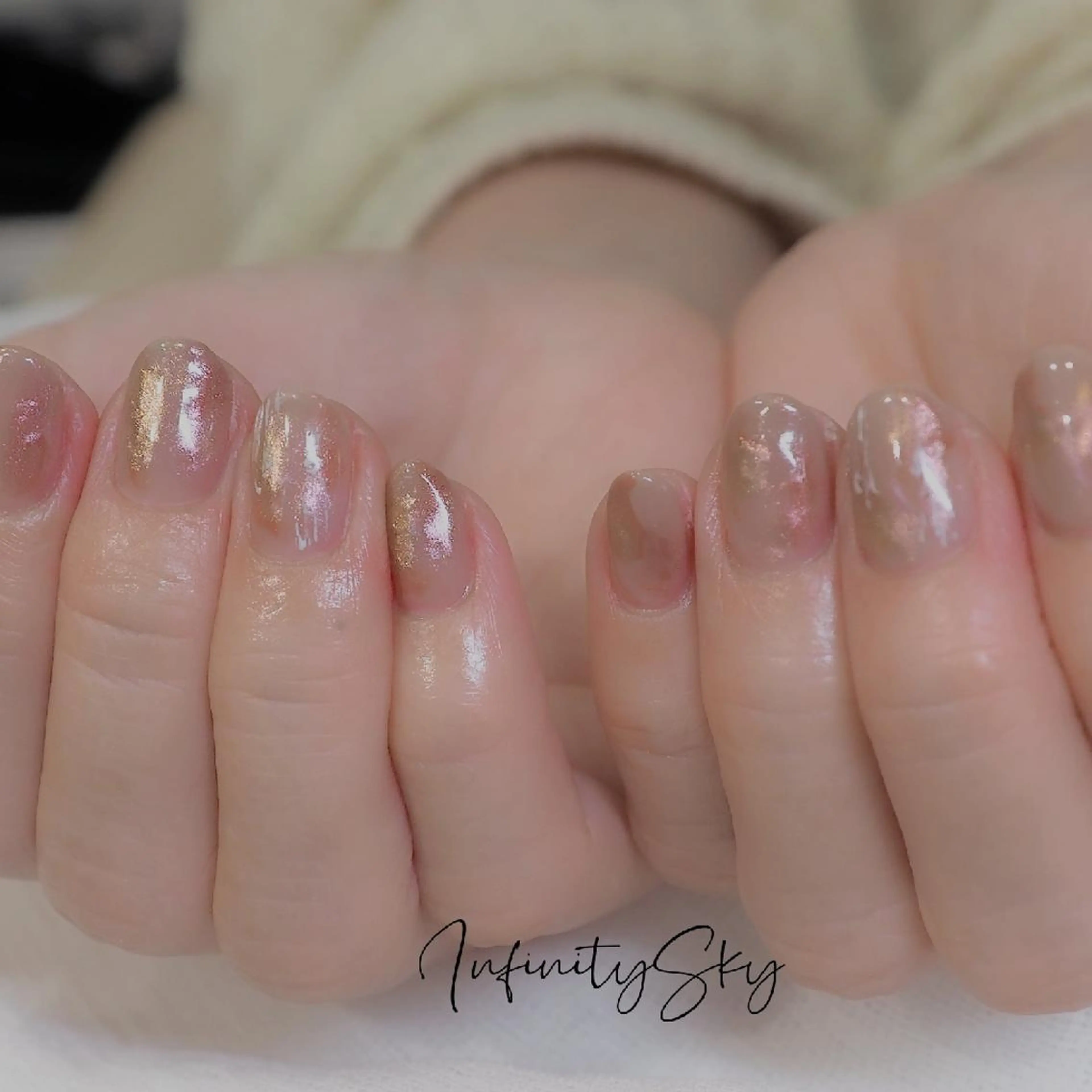 ネイル ハンドネイル infinity skyのネイルデザイン