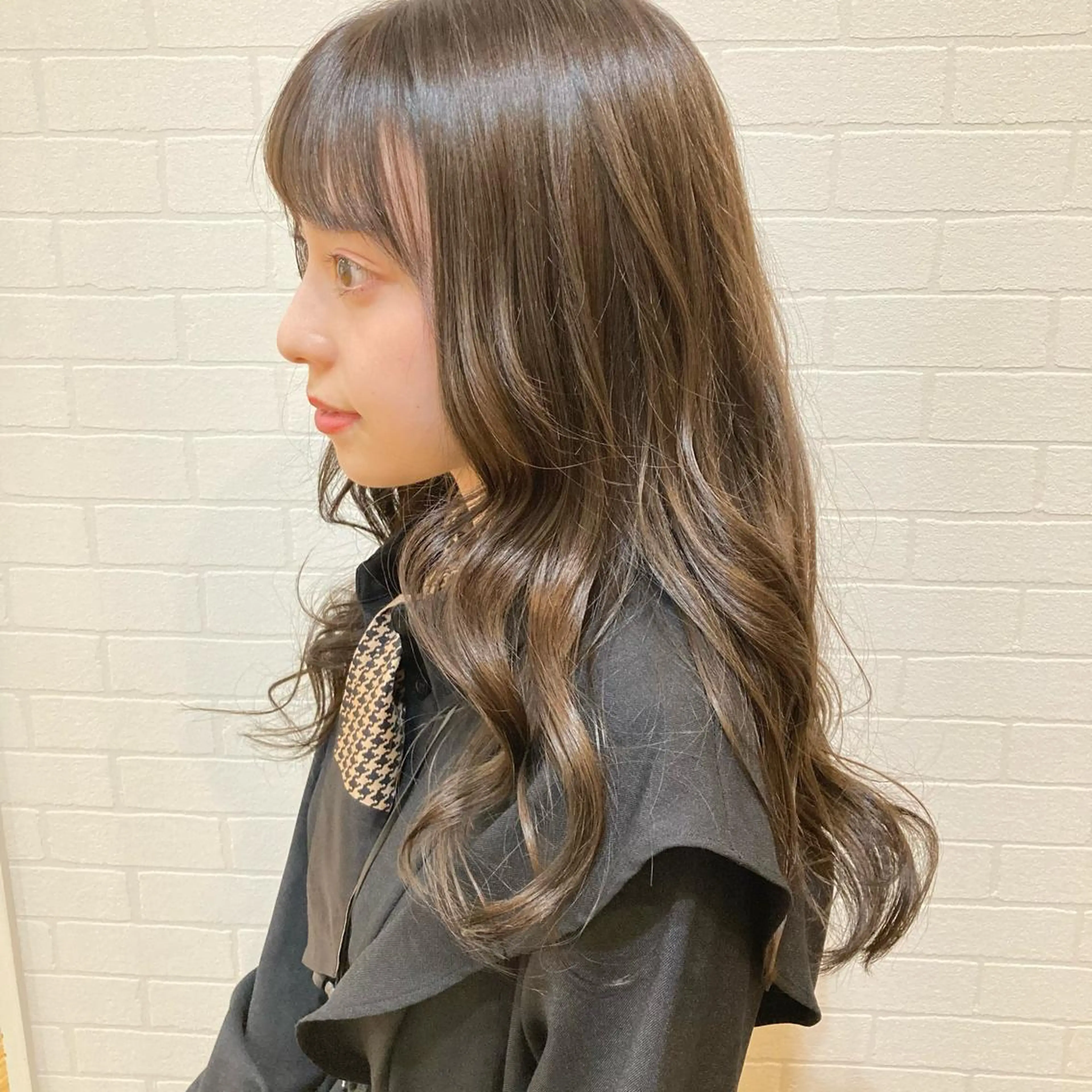 ロング ロング カット ヘアカラー トリートメント 韓国風⭐️くびれヘア 🍀高津かえでのヘアスタイル