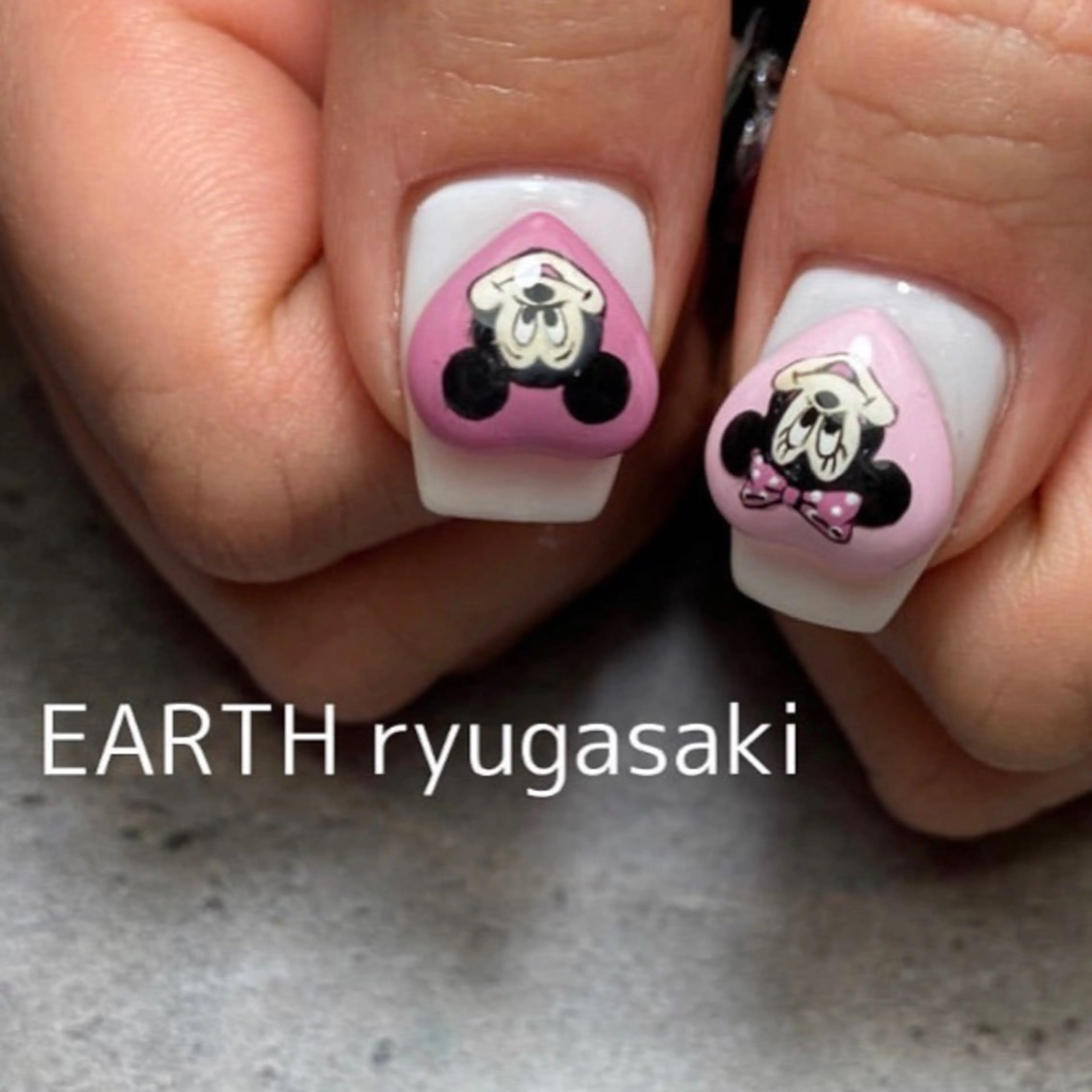 ネイル hair&make EARTH coiffure beaute 龍ケ崎店所属・tomita ayakaのネイルデザイン