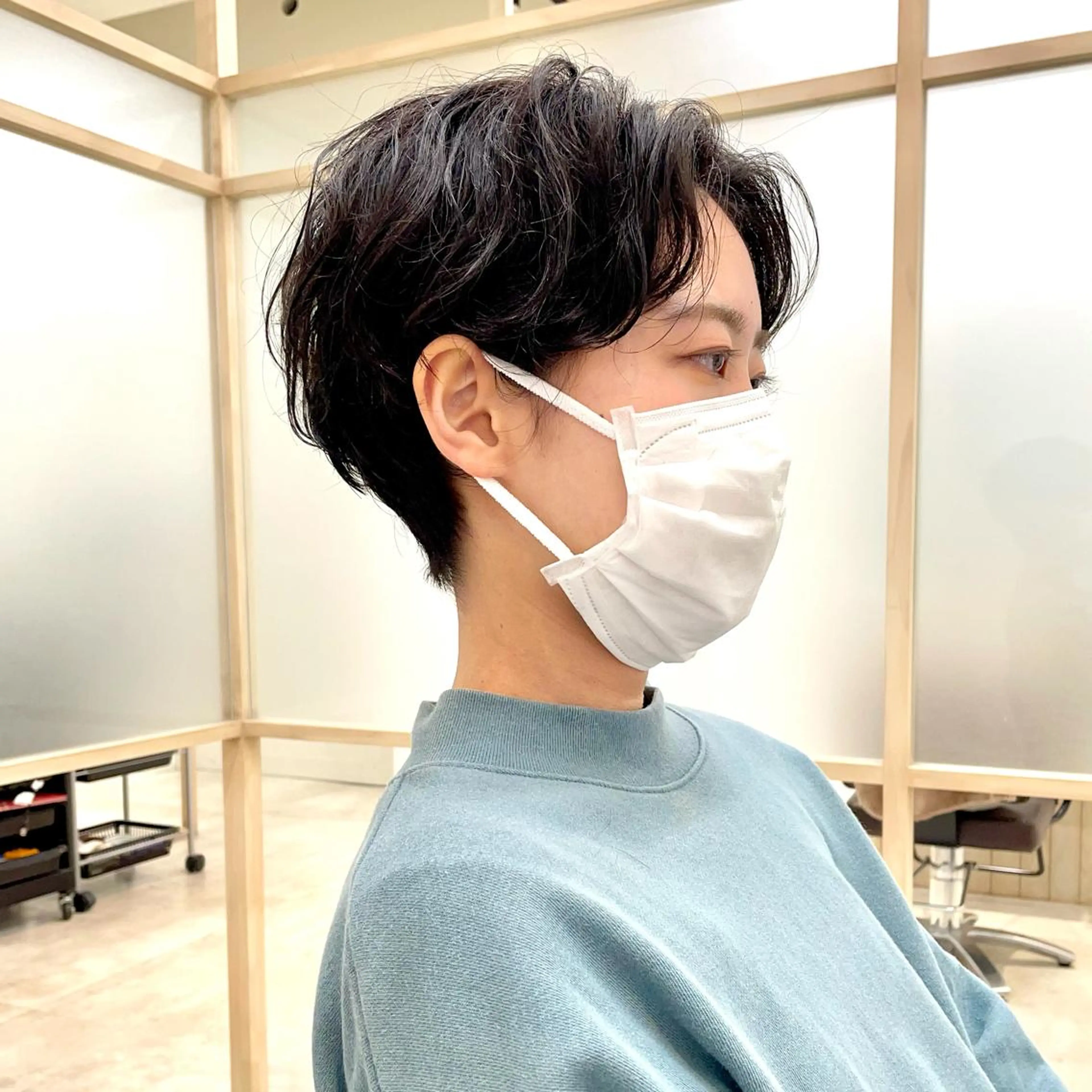 ショート カラー パーマ ショートヘア相談所✨ 澤里大のヘアスタイル