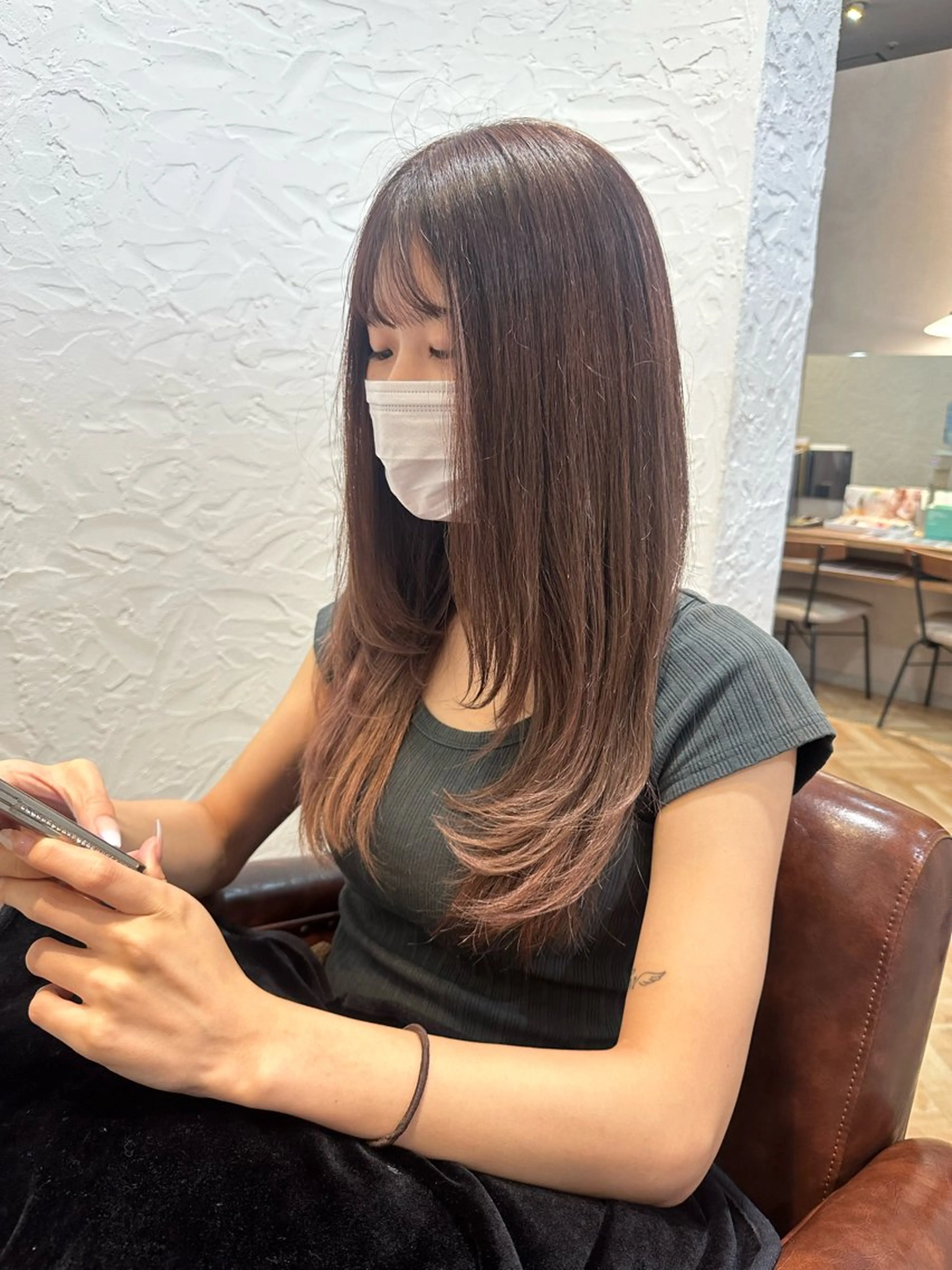 ロング 顔まわりレイヤー レイヤーカット hair salon  CAMON.所属・仙台/camon/ airiのヘアスタイル