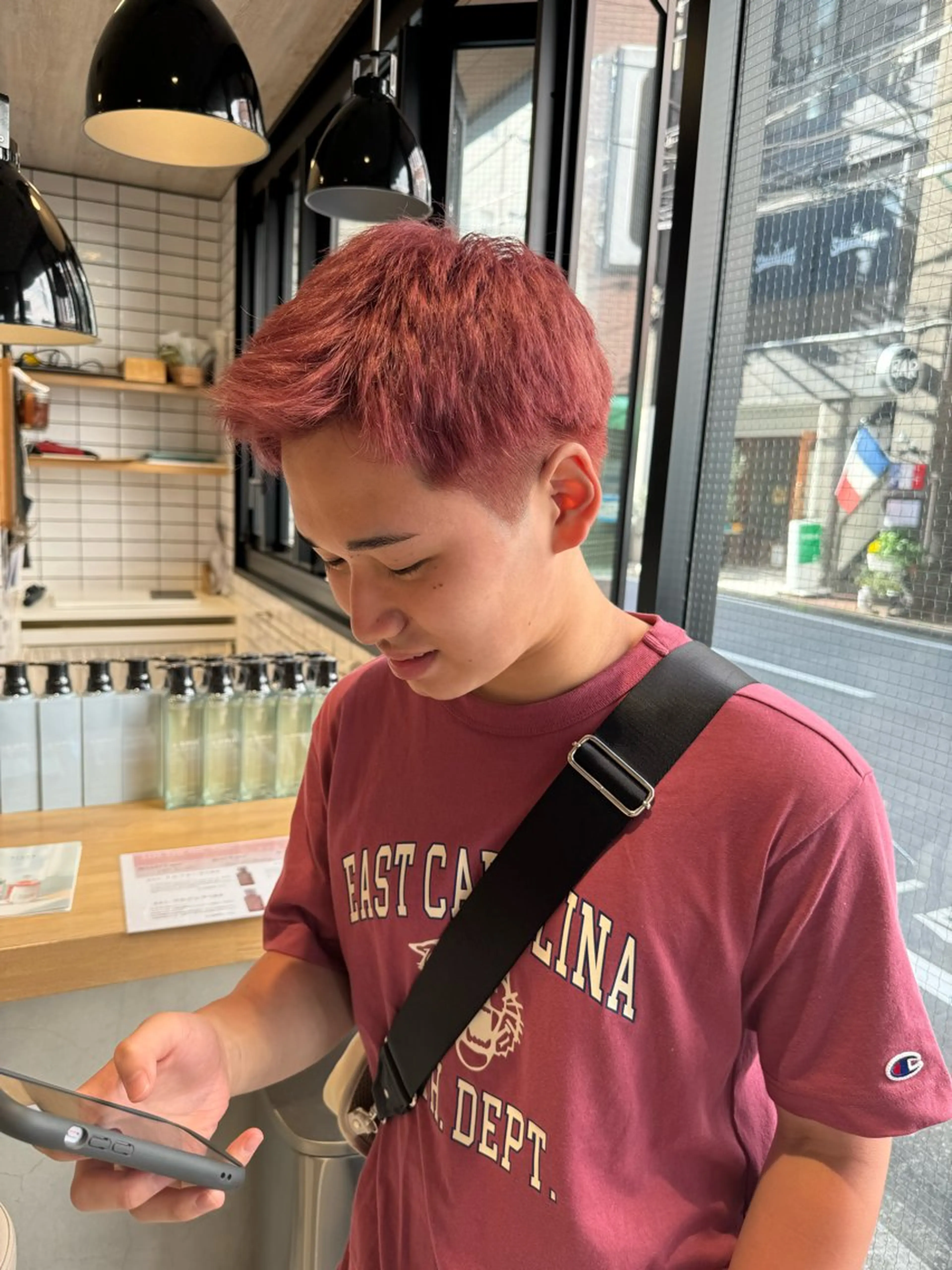 メンズ カット 艶カラー/暖色カラー /透明感/ryutoのヘアスタイル