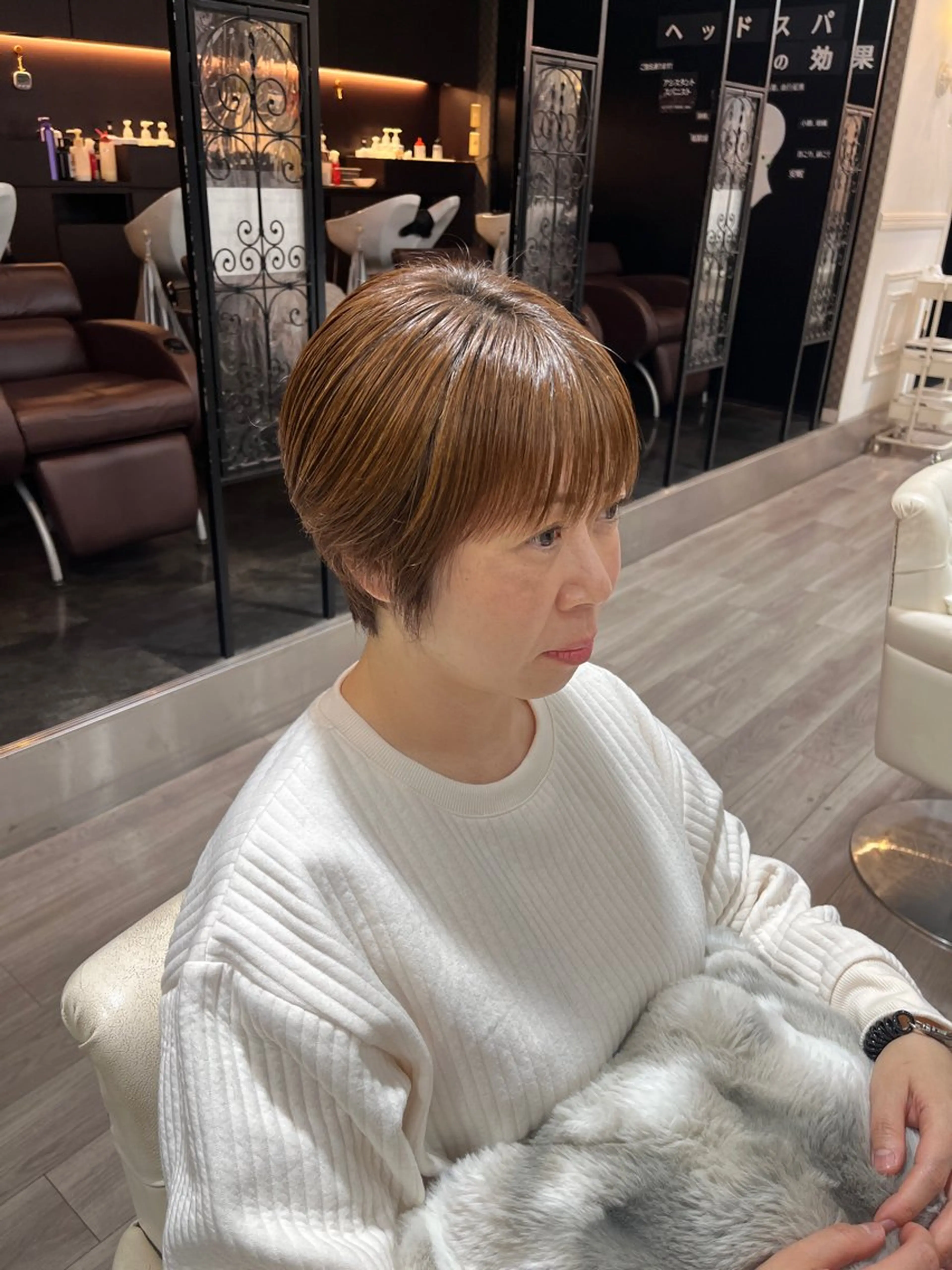 ショート くびれヘア ヘアーメイクWiLL梅田店所属・3月オーディション 目前/荒堀 結香のヘアスタイル