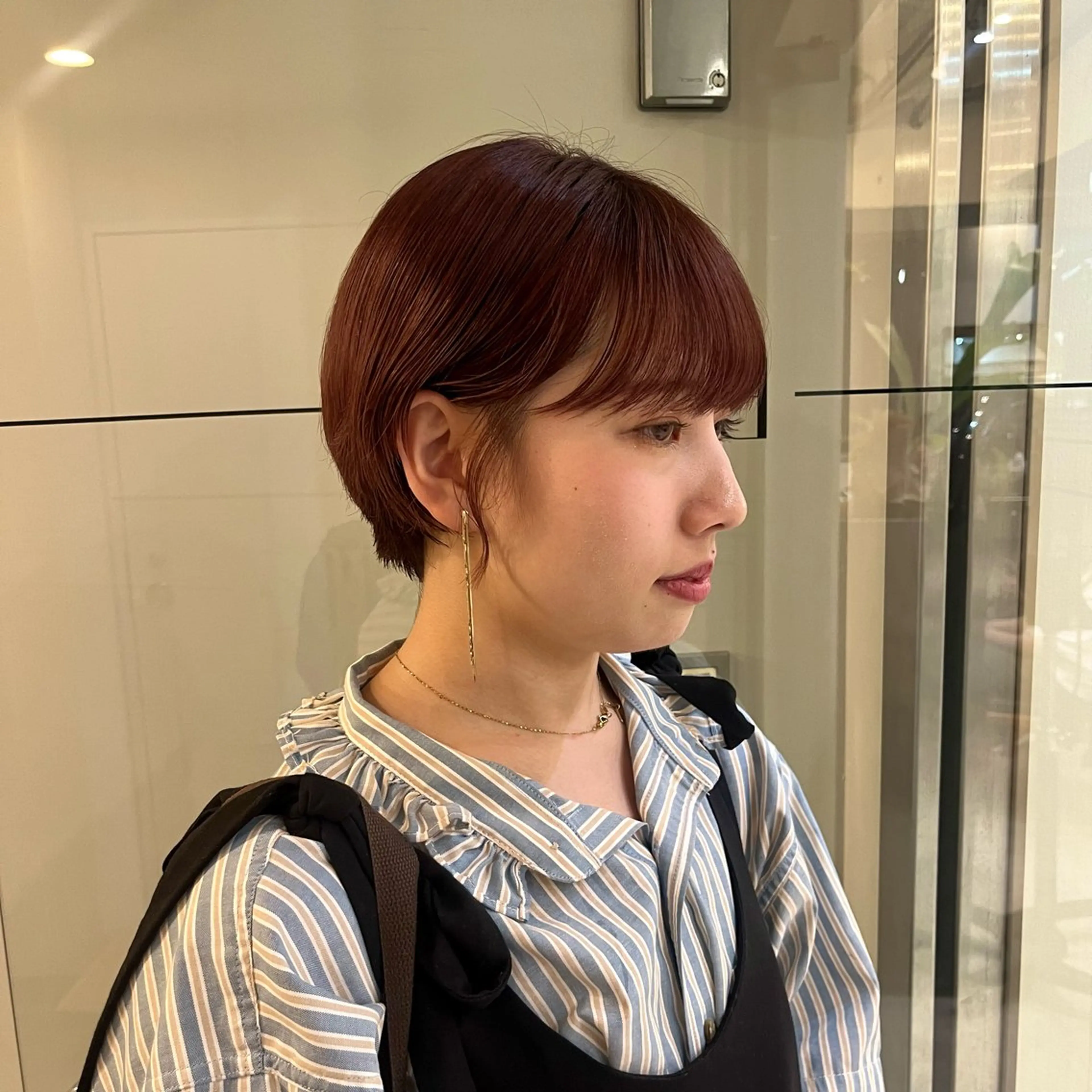 ショート Belle 新宿所属・清野　花音/ レイヤーカットのヘアスタイル