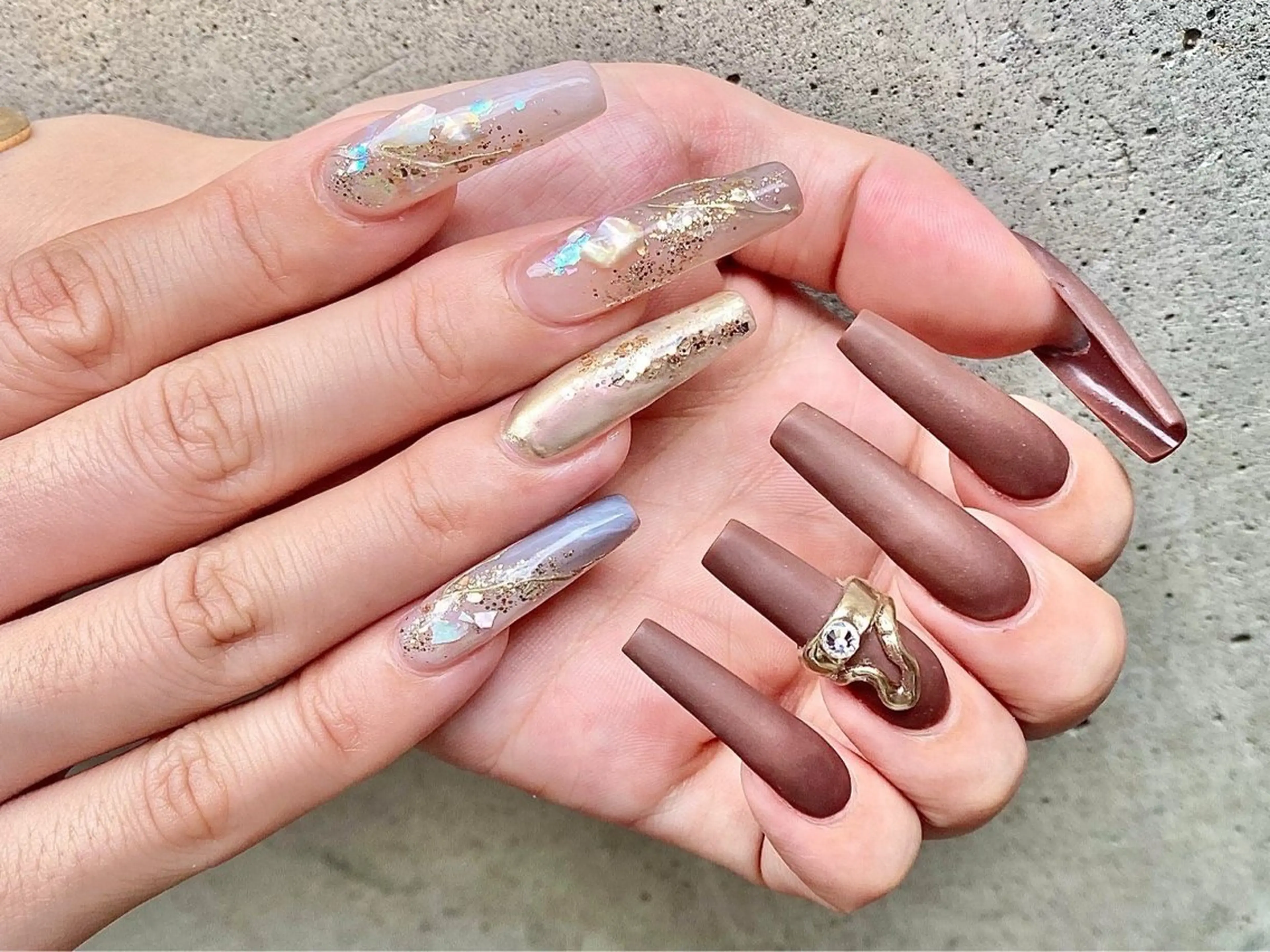 ネイル joieange 心斎橋Hazukiのネイルデザイン