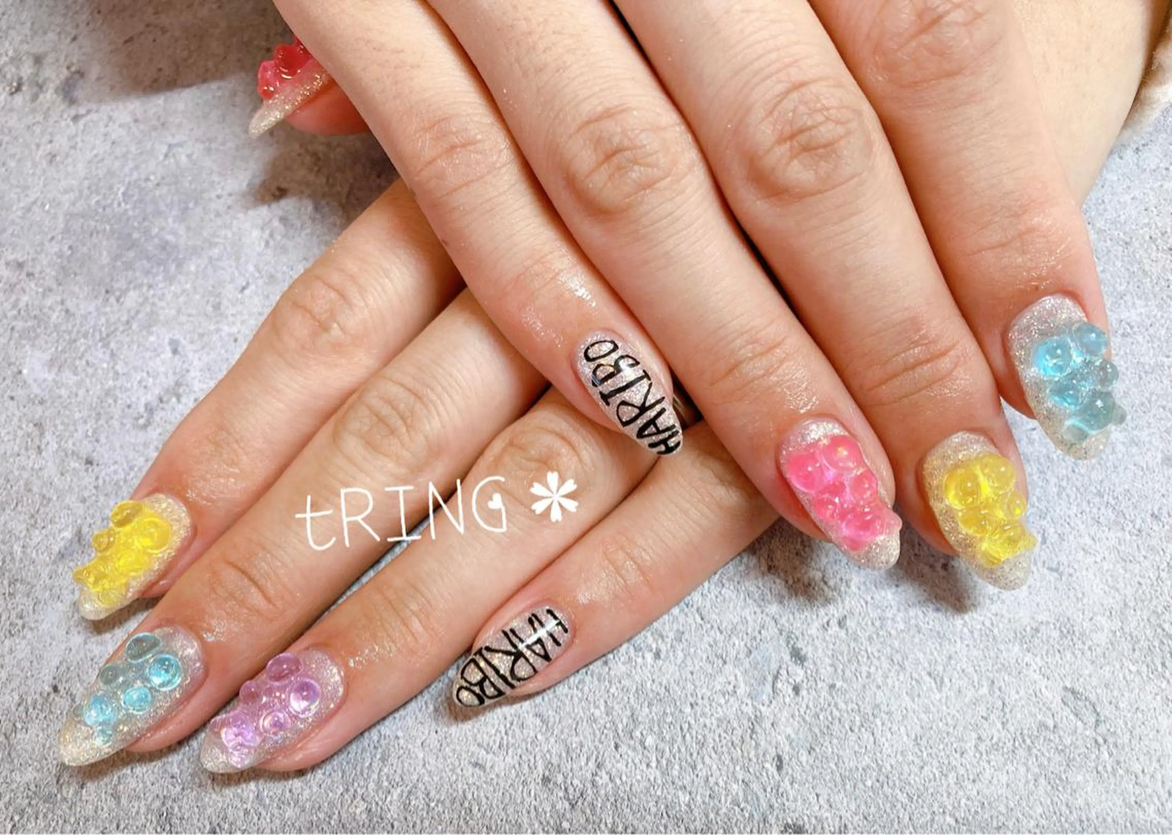 ネイル 持ち込み ハンドネイル tRING＊ しいの木台のネイルデザイン