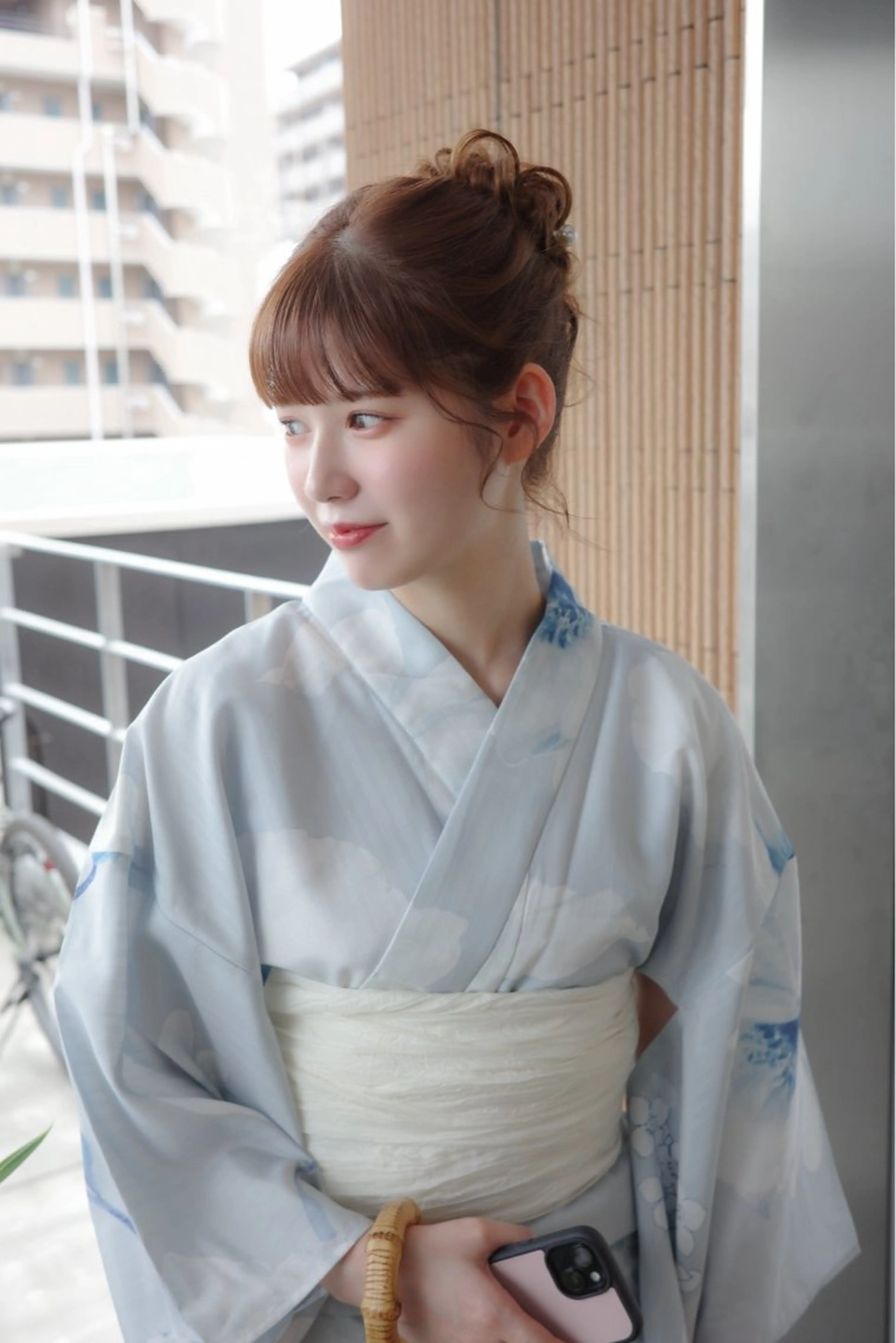 ロング カラー ヘアアレンジ 浴衣 autre所属・大久保 ひでなりのヘアスタイル