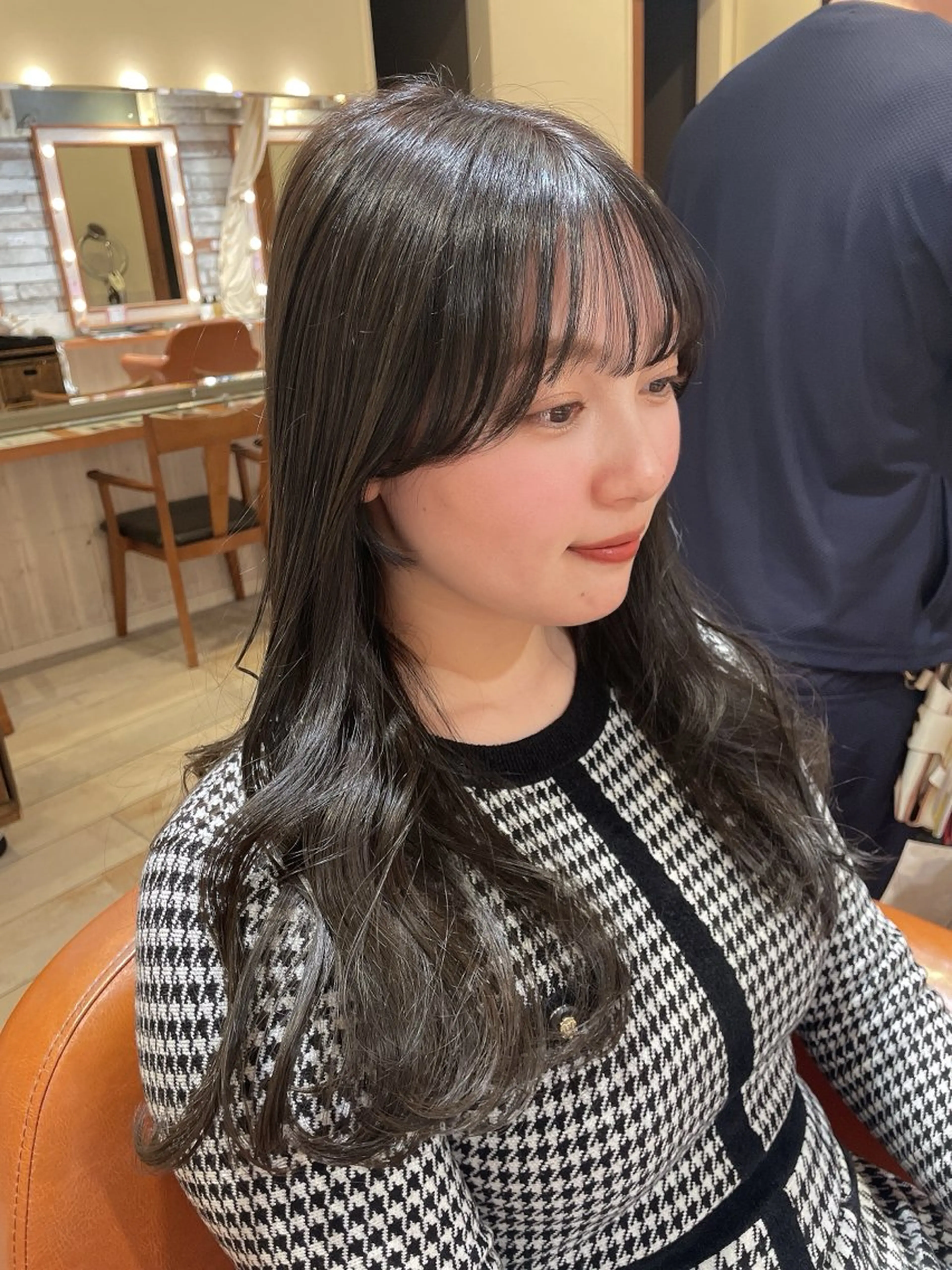 ロング カラー アディクシーカラー ブリーチ 透明感カラー グレージュ ブリーチなしカラー 清水　ちひろ ✄トップスタイリストのヘアスタイル