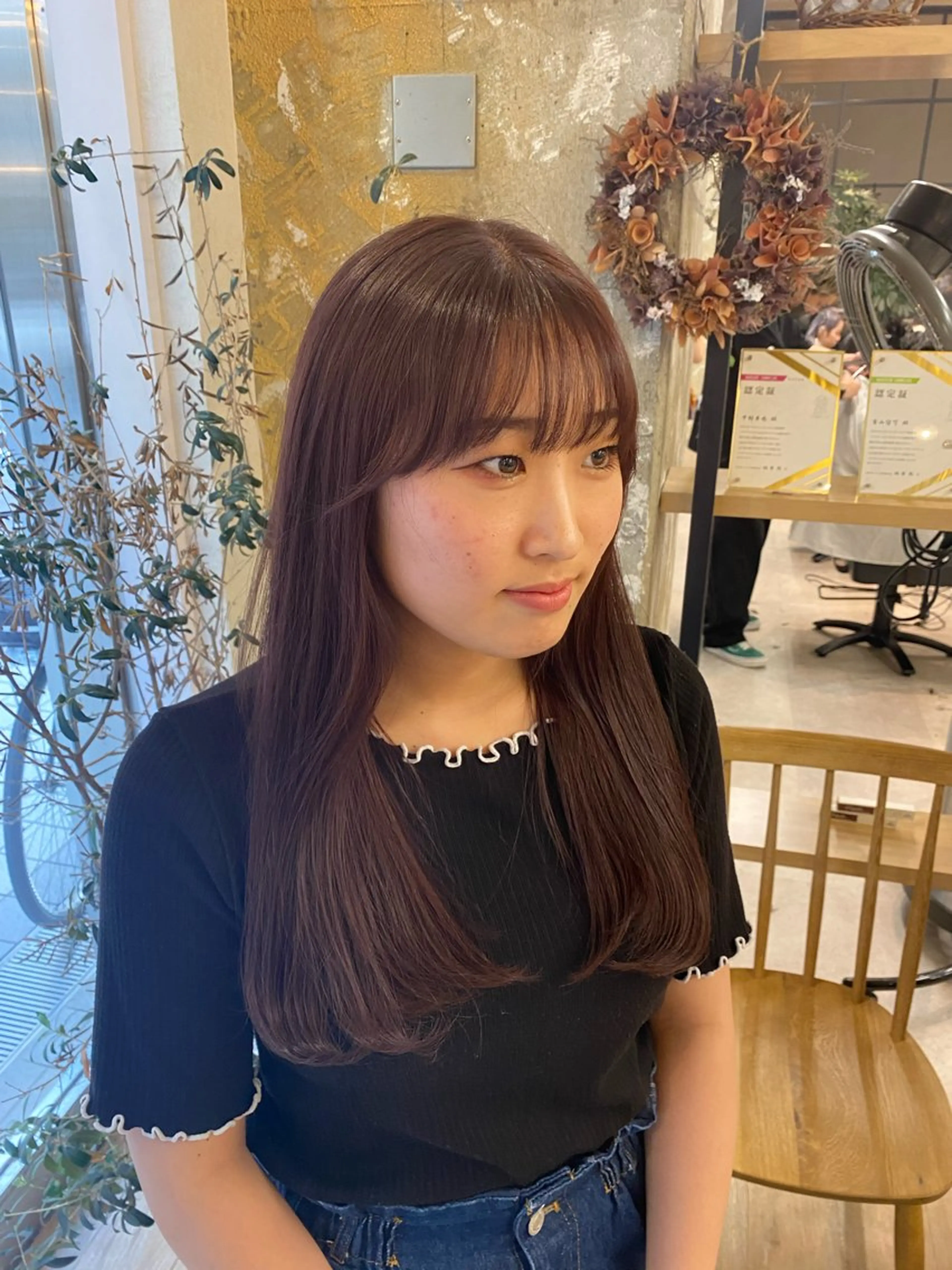 ロング Misaki ║ツヤカラーのヘアスタイル