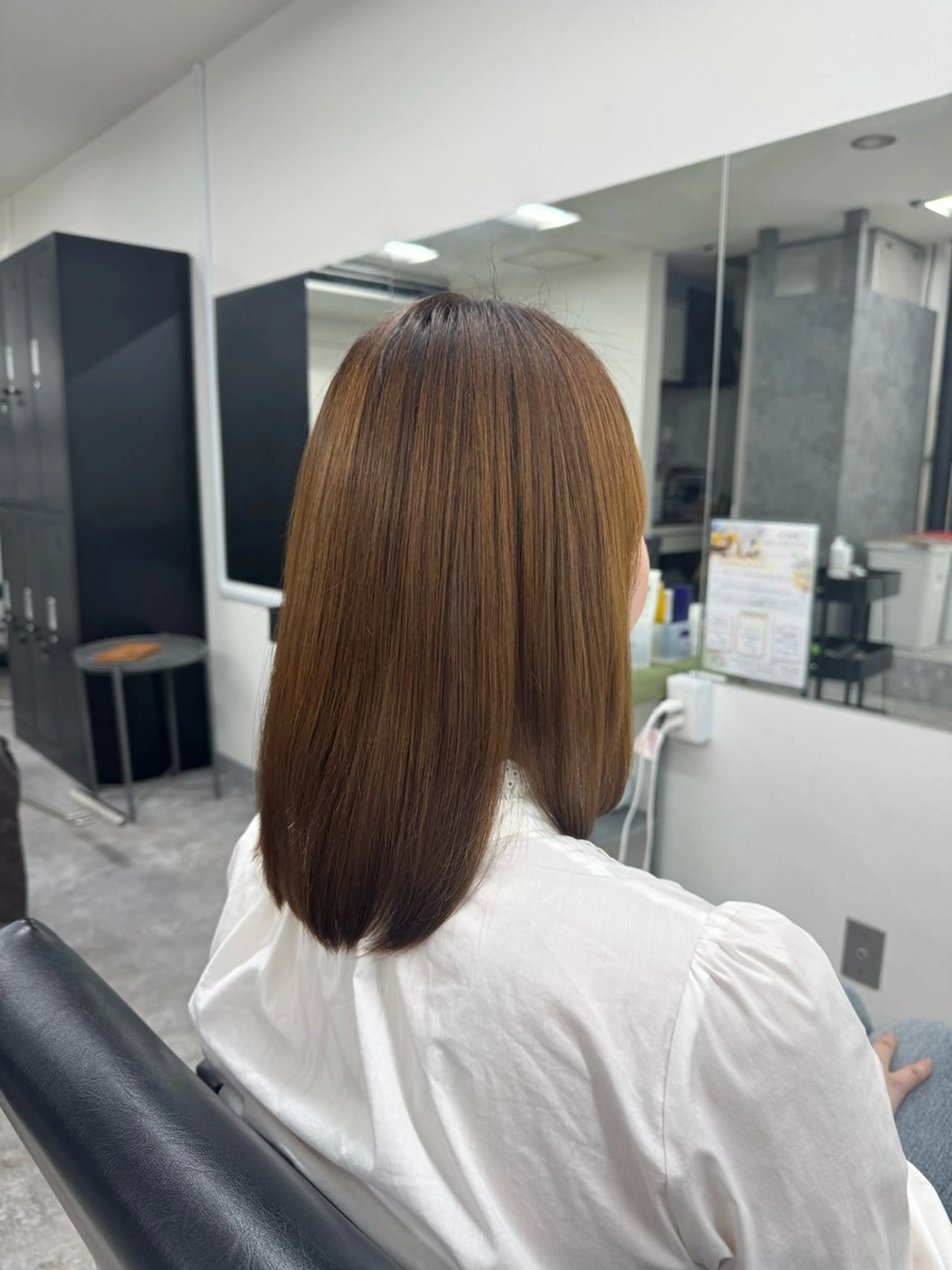 ミディアム 髪質改善 トリートメント 酸熱トリートメント トリートメント Eir 神戸所属・髪質改善/縮毛矯正 長井 美佐子のヘアスタイル