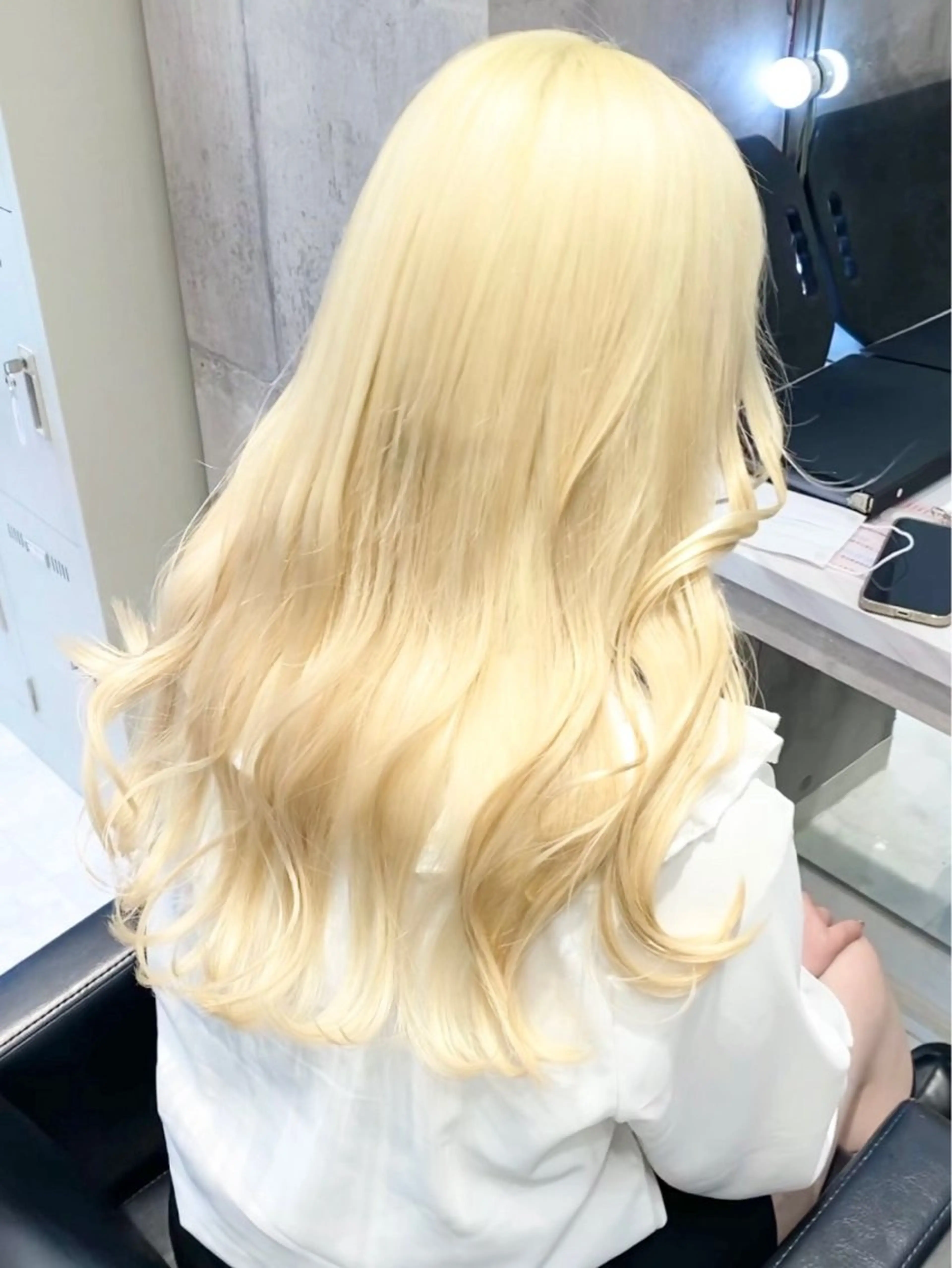 ロング 💛ムラ修正ブリーチ 💛YUUのヘアスタイル