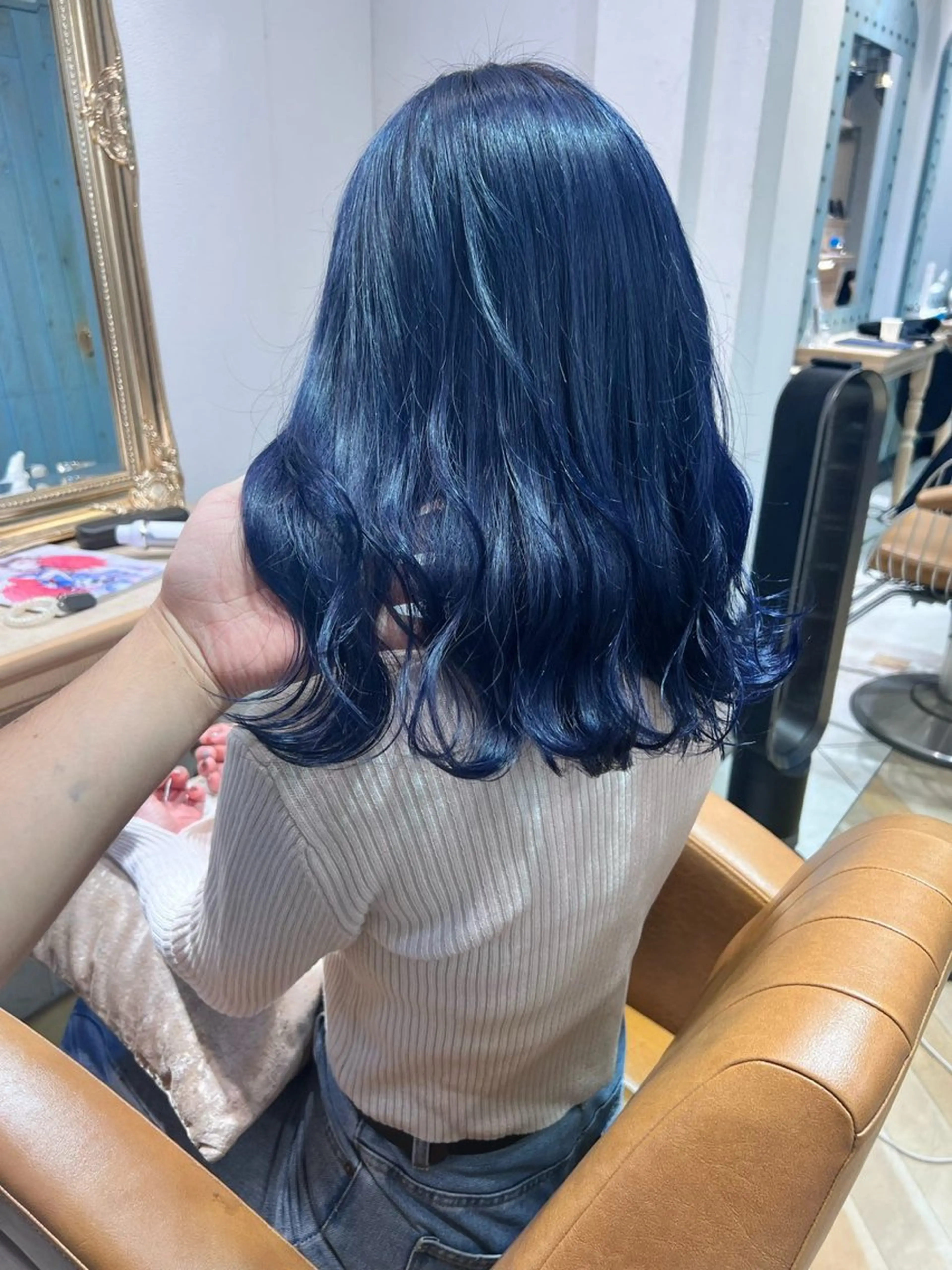 カラー ブリーチ ブルーカラー ブルーラベンダー ラベンダーカラー ヘアカラー トリートメント 💎似合わせカラー 💎石濱俊介のヘアスタイル