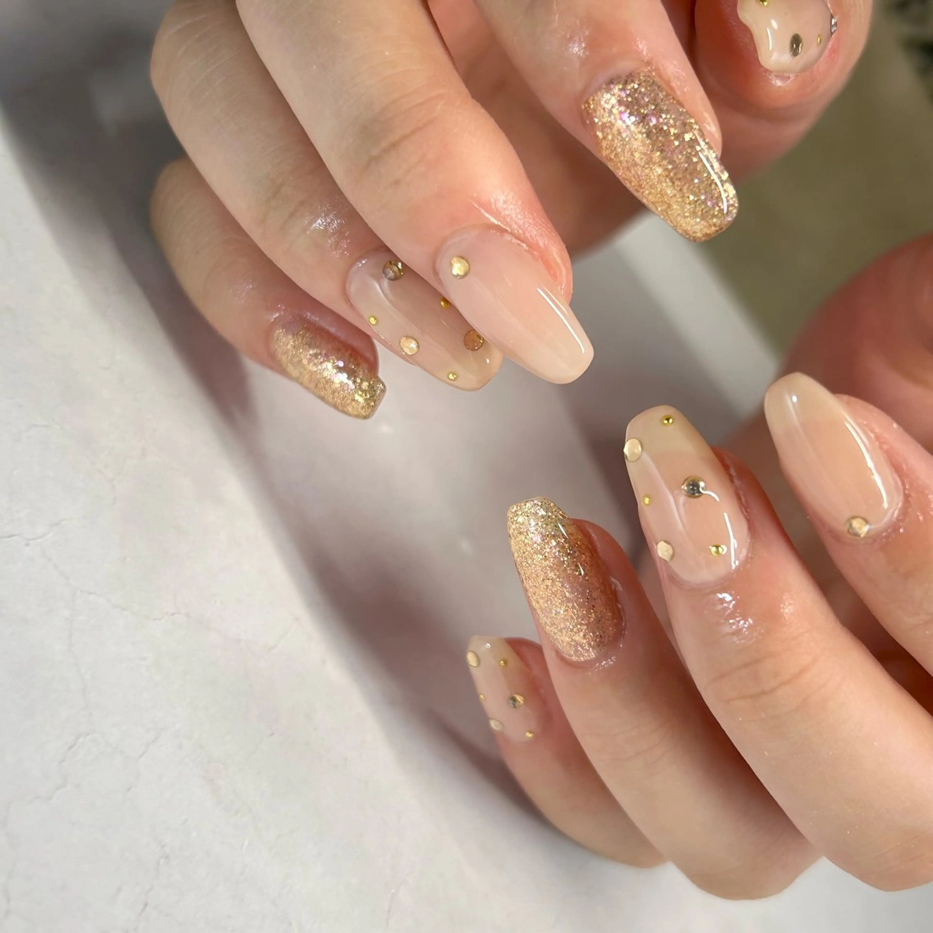 ネイル JERRIE 　 韓国ネイル/自爪育成所属・✴︎JERRIE✴︎ 浮かない◎折れない◎のネイルデザイン