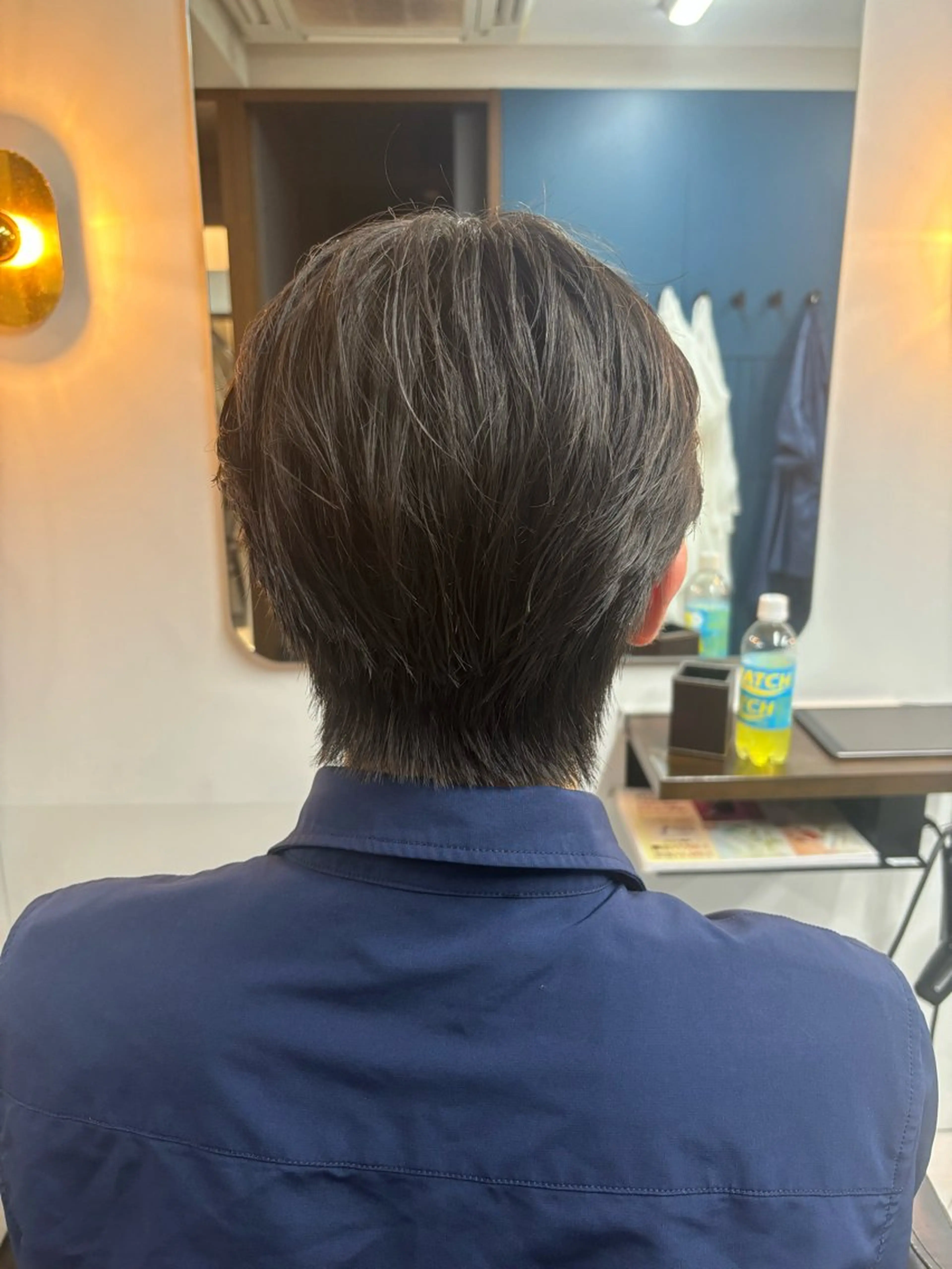 ミディアム メンズ カット 野田 聖輝のヘアスタイル