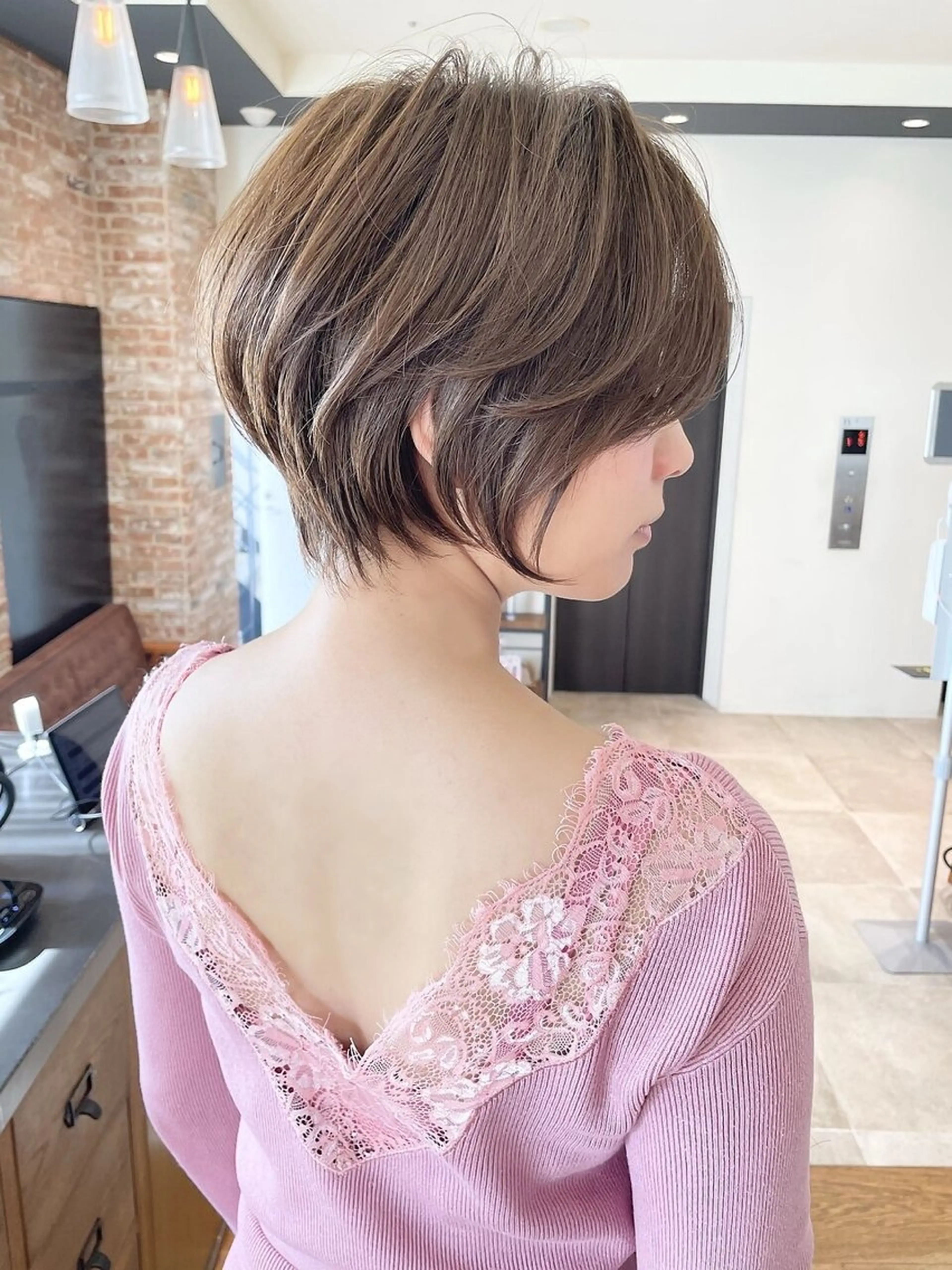 ショート カット トリートメント 若狭 真央のヘアスタイル