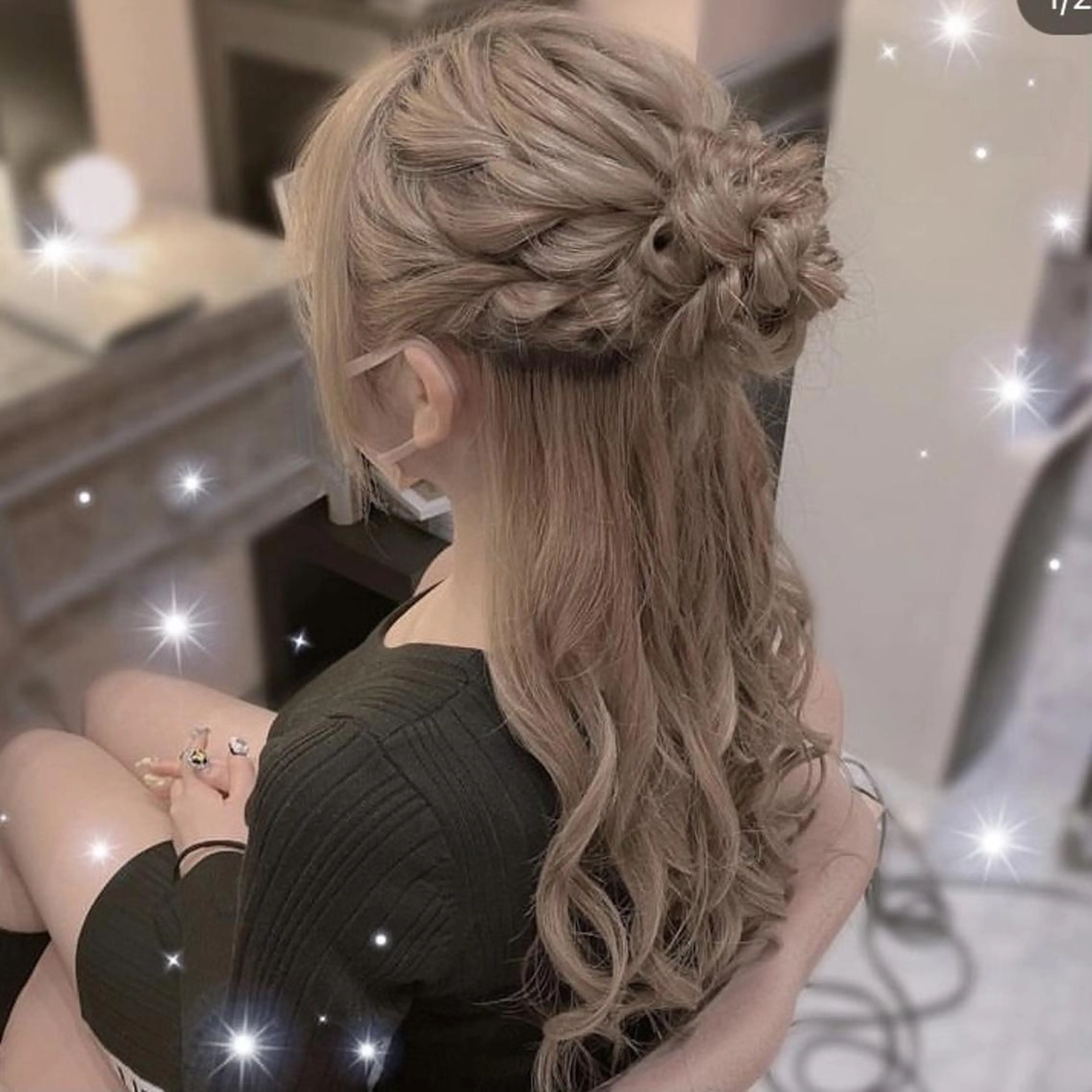 ヘアアレンジ Seventeen 秋葉原　୨୧ あすかのヘアスタイル