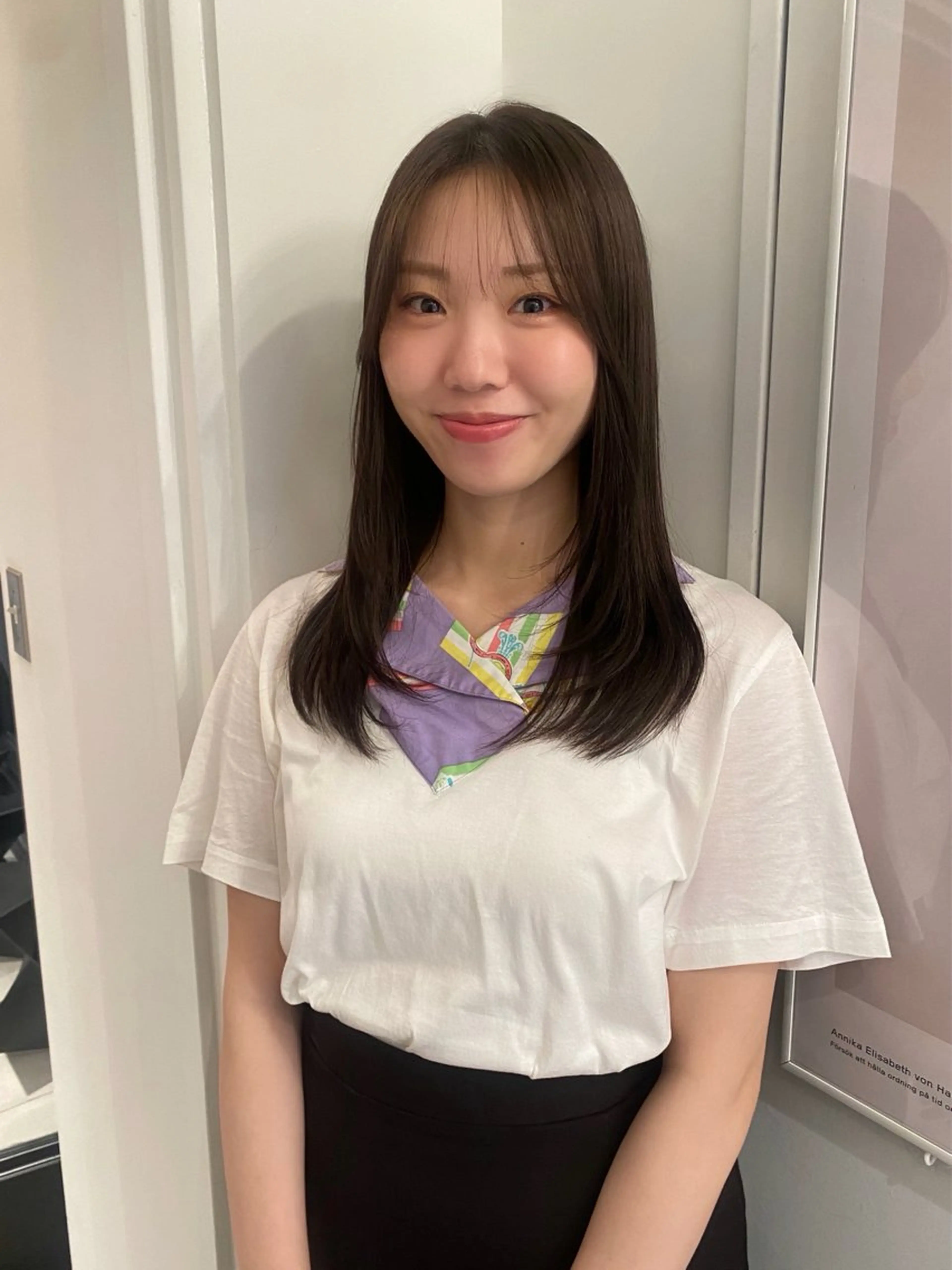 セミロング カラー カット riria/ボブ /ブラウンカラー🎀のヘアスタイル