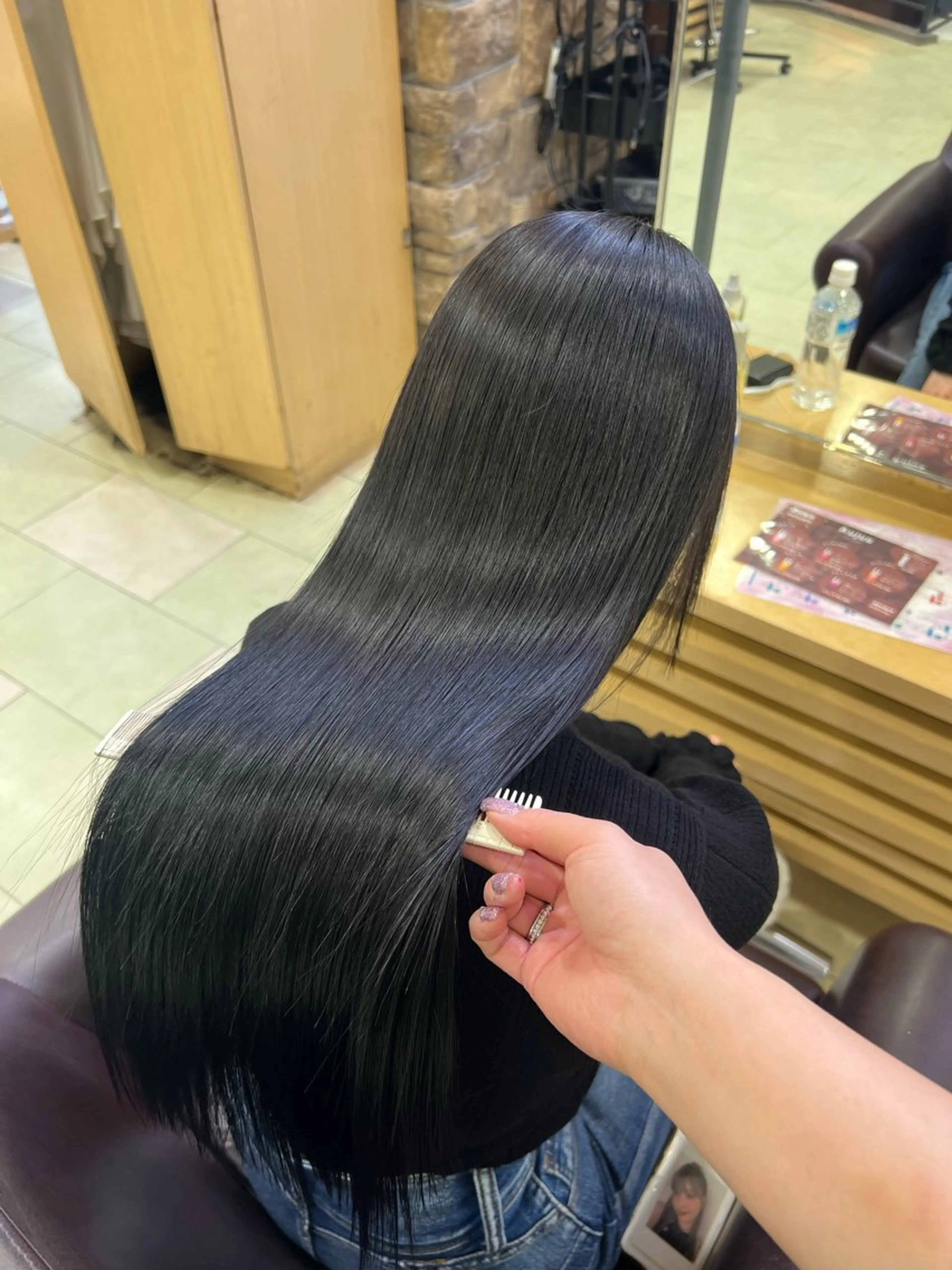 ミディアム 暖色ｶﾗｰ/ﾚｲﾔｰ ｶｯﾄ/Yunaのヘアスタイル