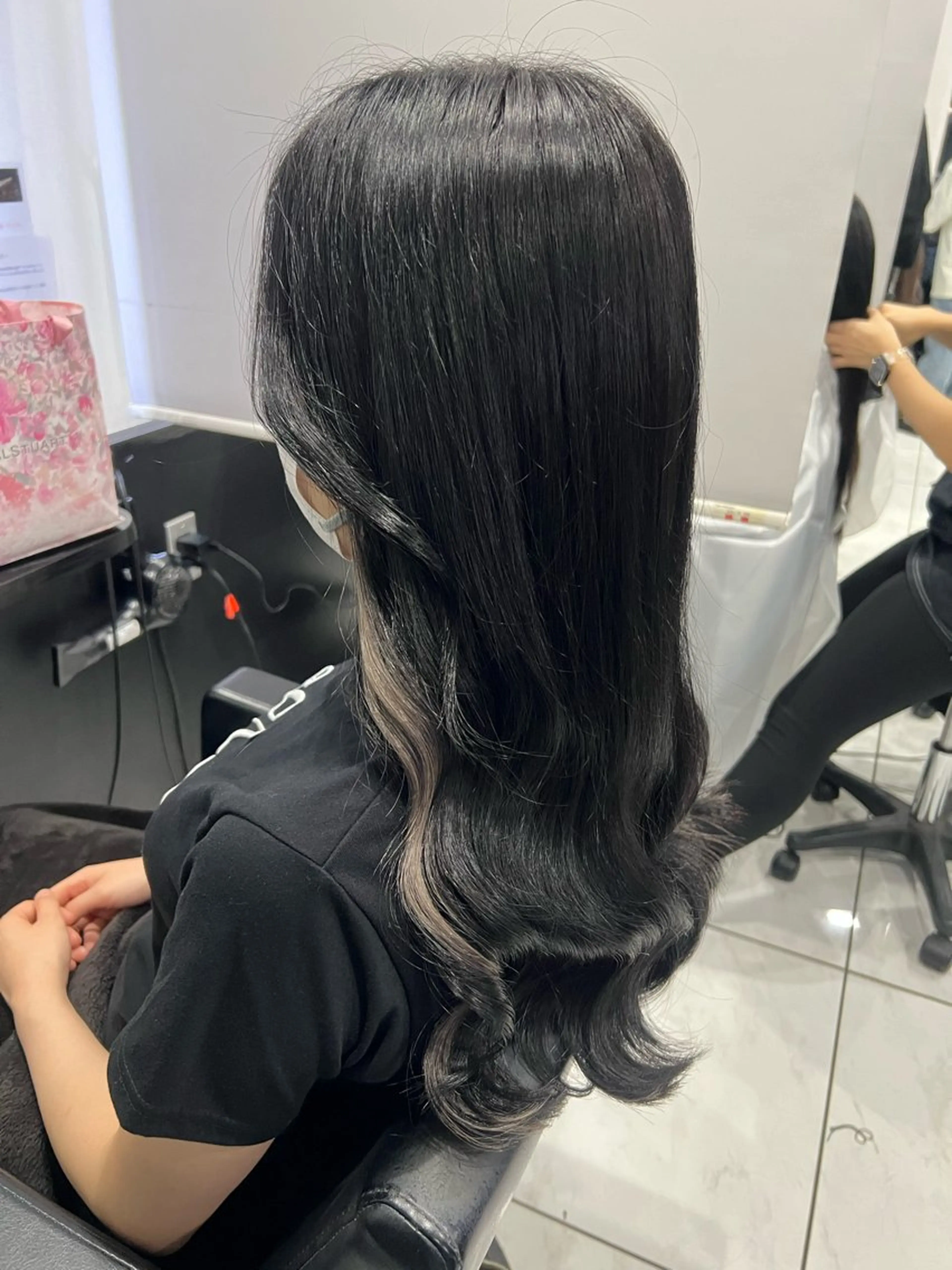 ロング プルエクステ エクステ エクステ YUDU🍊 germe/ジェルムのヘアスタイル