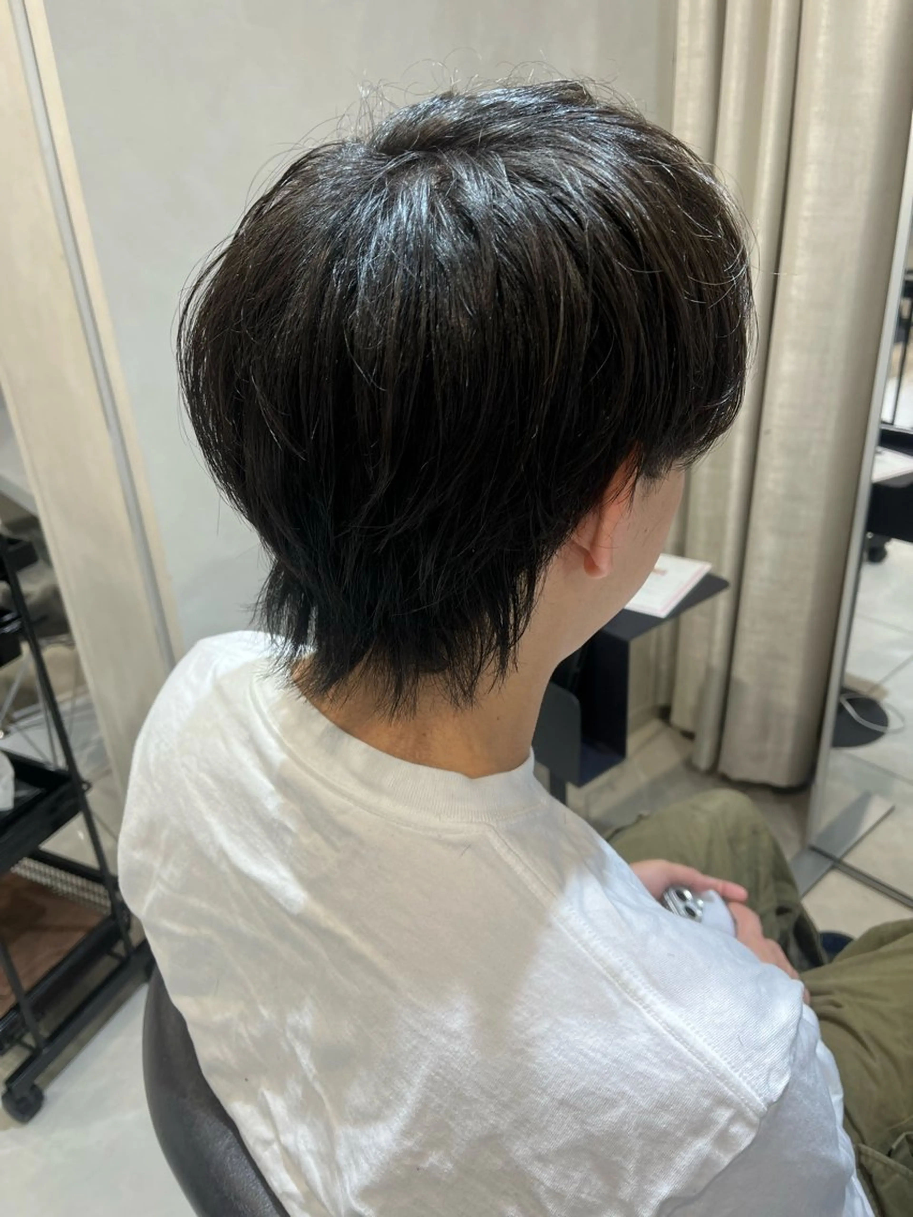 メンズ カット メンズセンターパート 🇰🇷wakanaのヘアスタイル