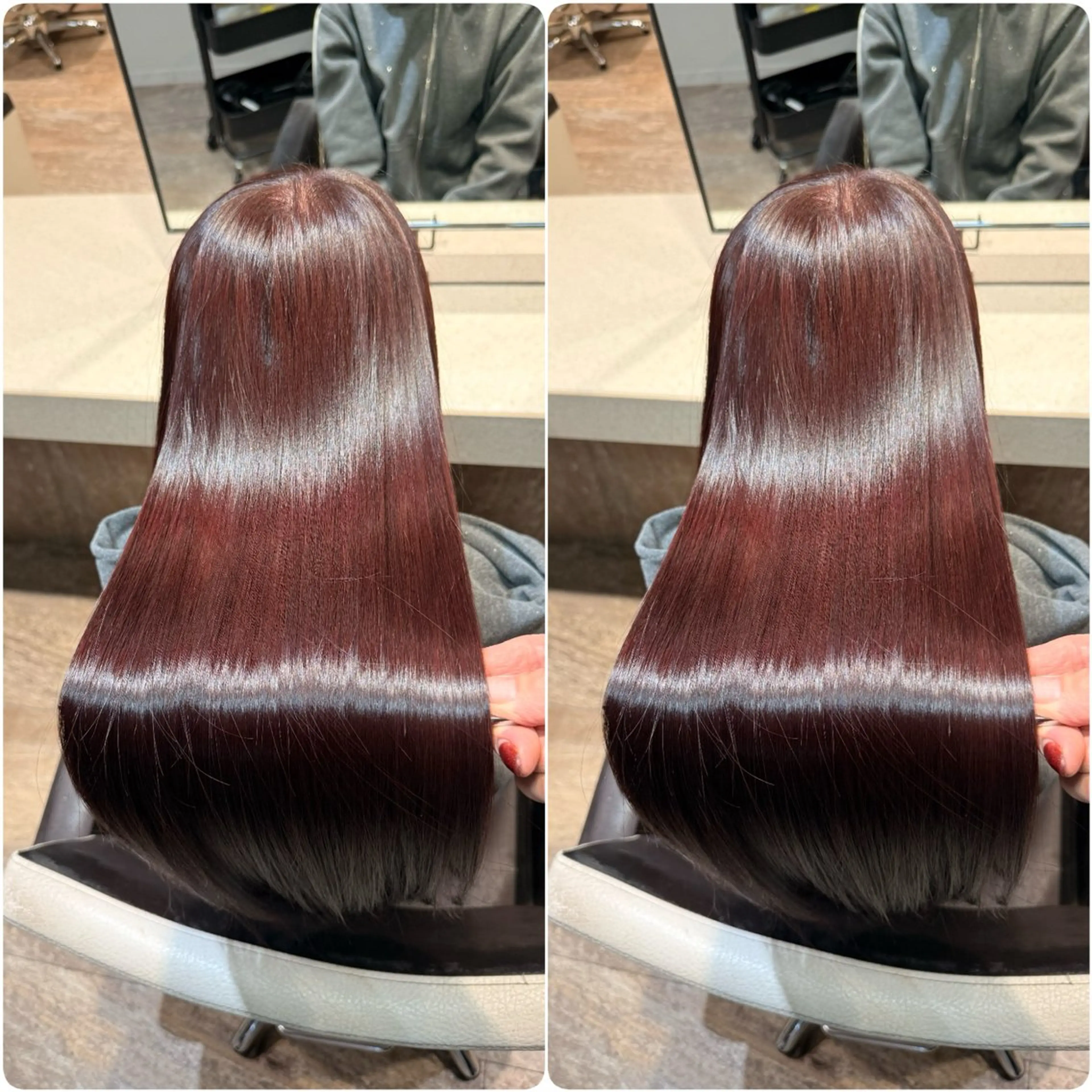 ロング カラー カット ヘアカラー トリートメント ヘッドスパ youres hair 髪質改善トリートメント&ヘッドスパ 新宿EAST所属・🌹ULTOWA🌹 髪質改善/縮毛/店長のヘアスタイル
