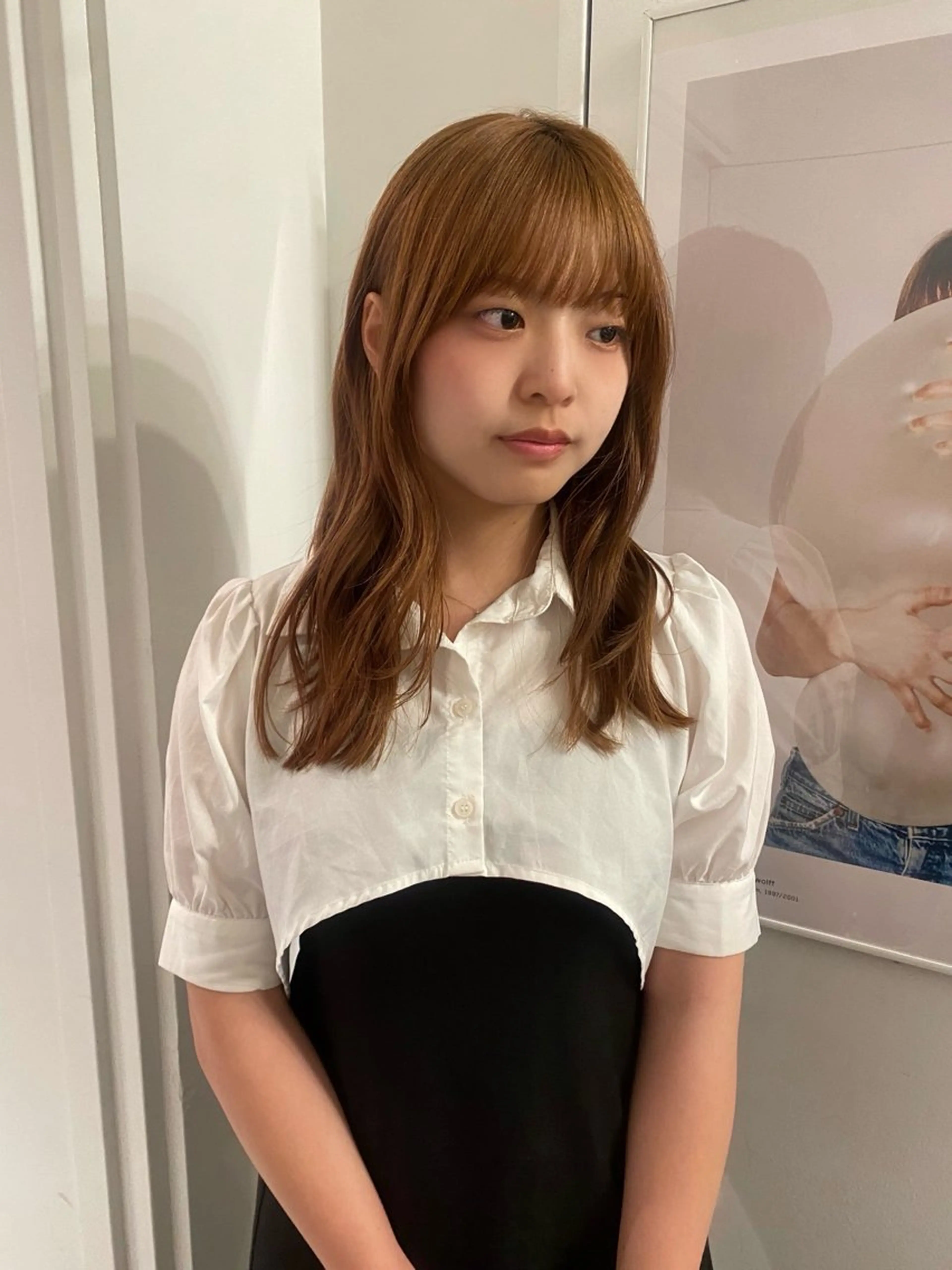 セミロング カラー riria/ボブ /ブラウンカラー🎀のヘアスタイル