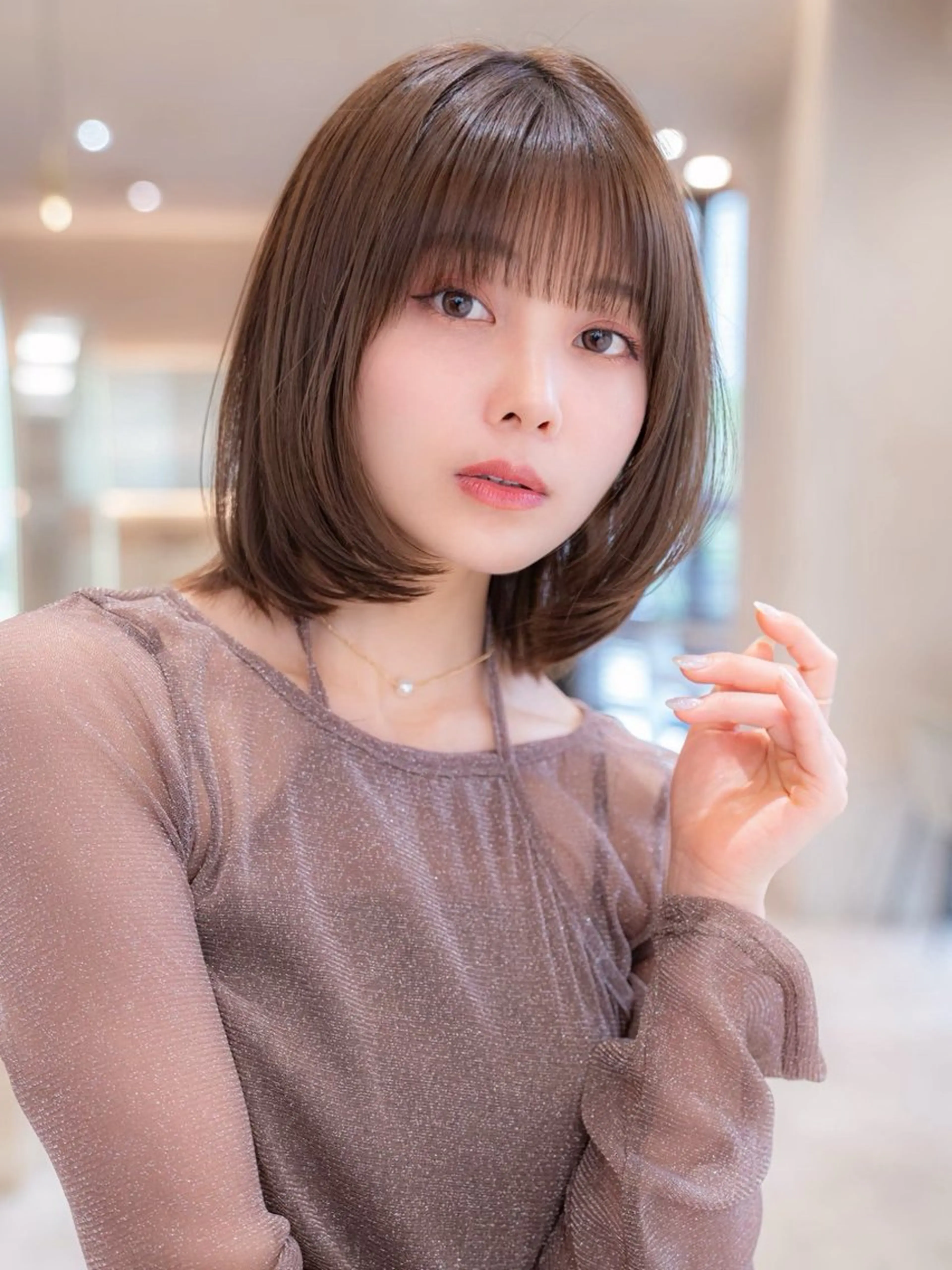 ミディアム 髪質改善 AUSTIN 門前仲町所属・明戸 大和のヘアスタイル