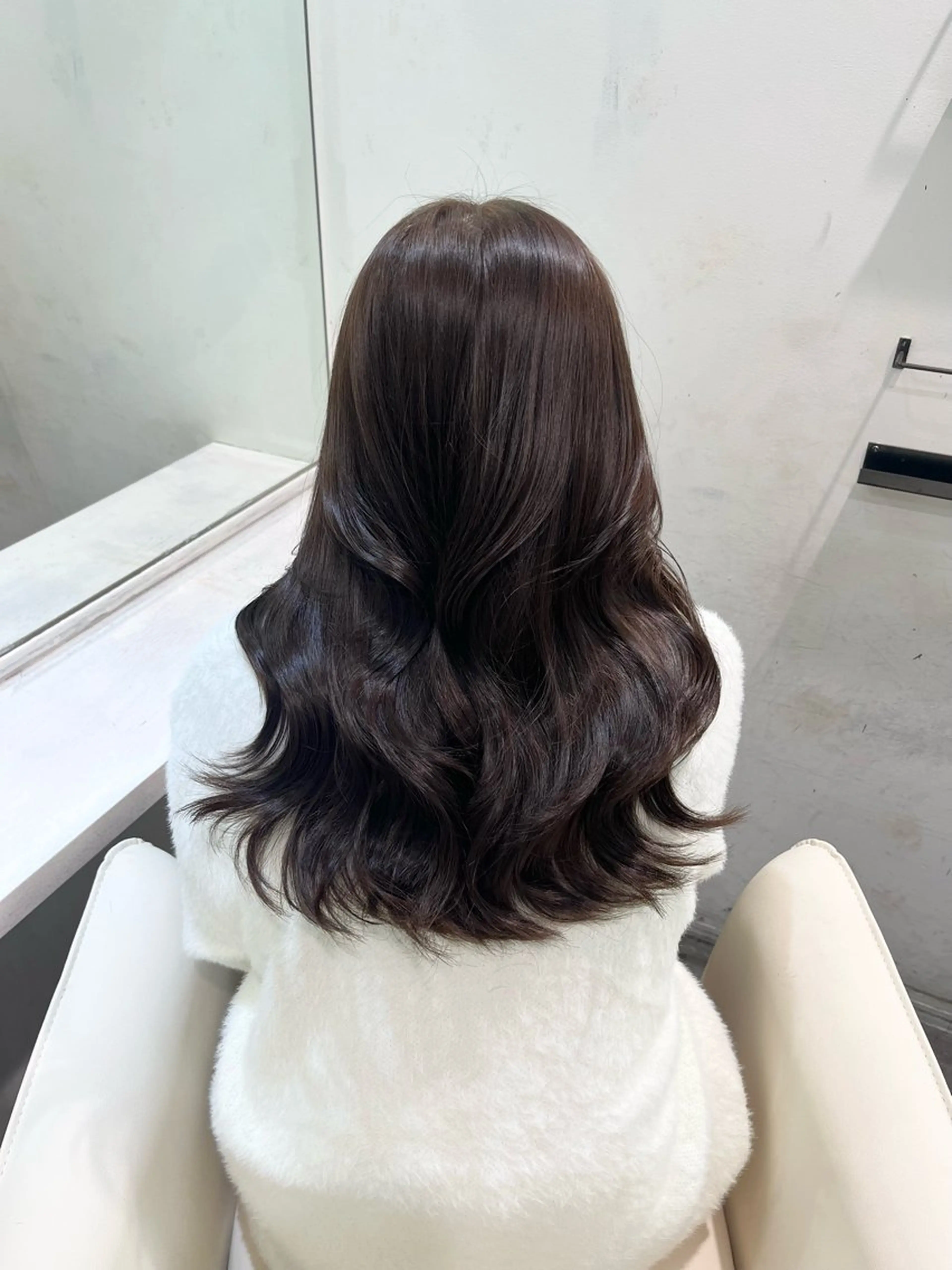 ロング カラー カット ヘアカラー トリートメント 🫧ナオ🫧 /韓国 ヘア/ マンツーマンのヘアスタイル