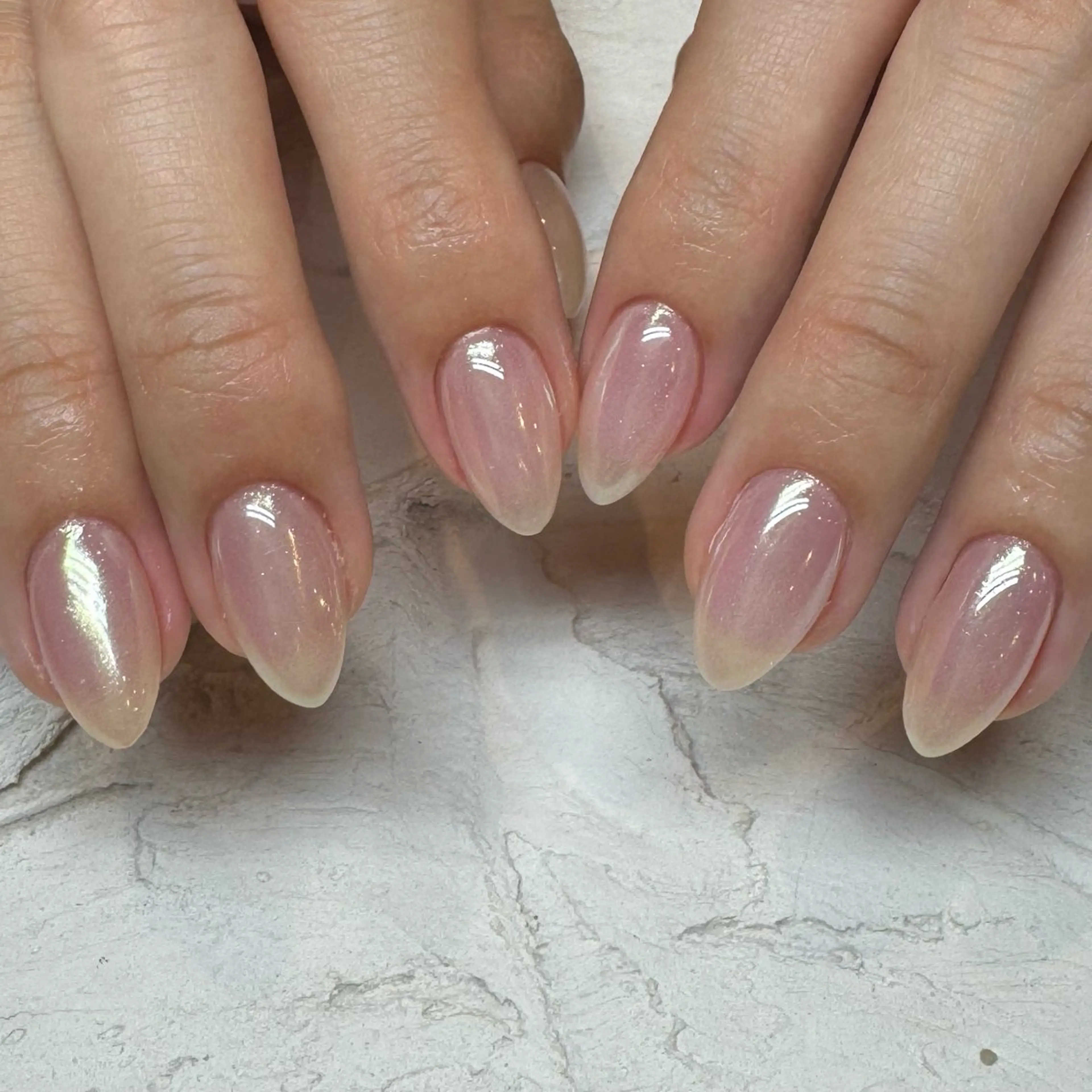 ネイル オーロラネイル ハンドネイル chipieee kannaのネイルデザイン