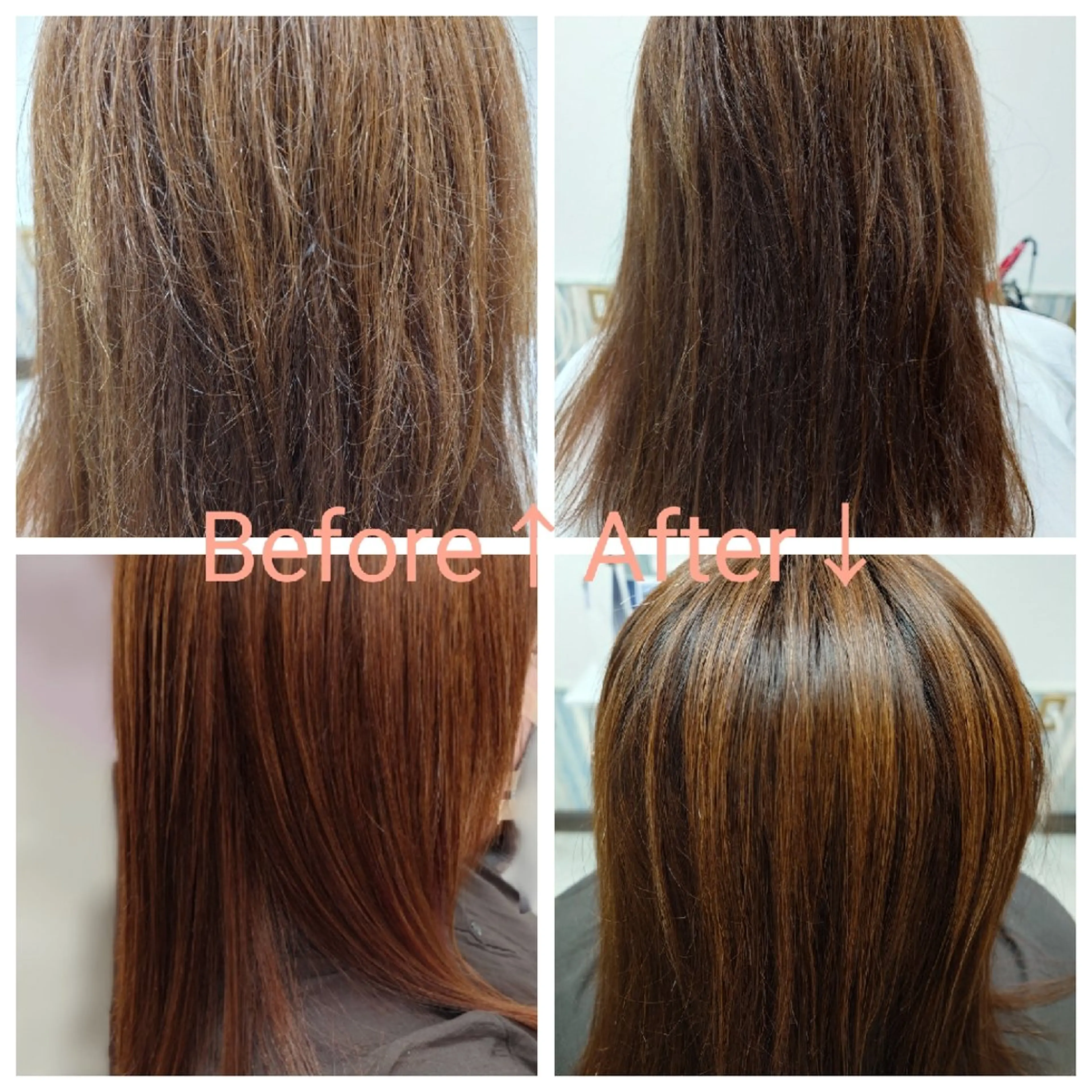 前髪の酸性ストレートクーポンです☺️３０％割引です🌈髪質改善ストレートを体験してみませんか？の写真
