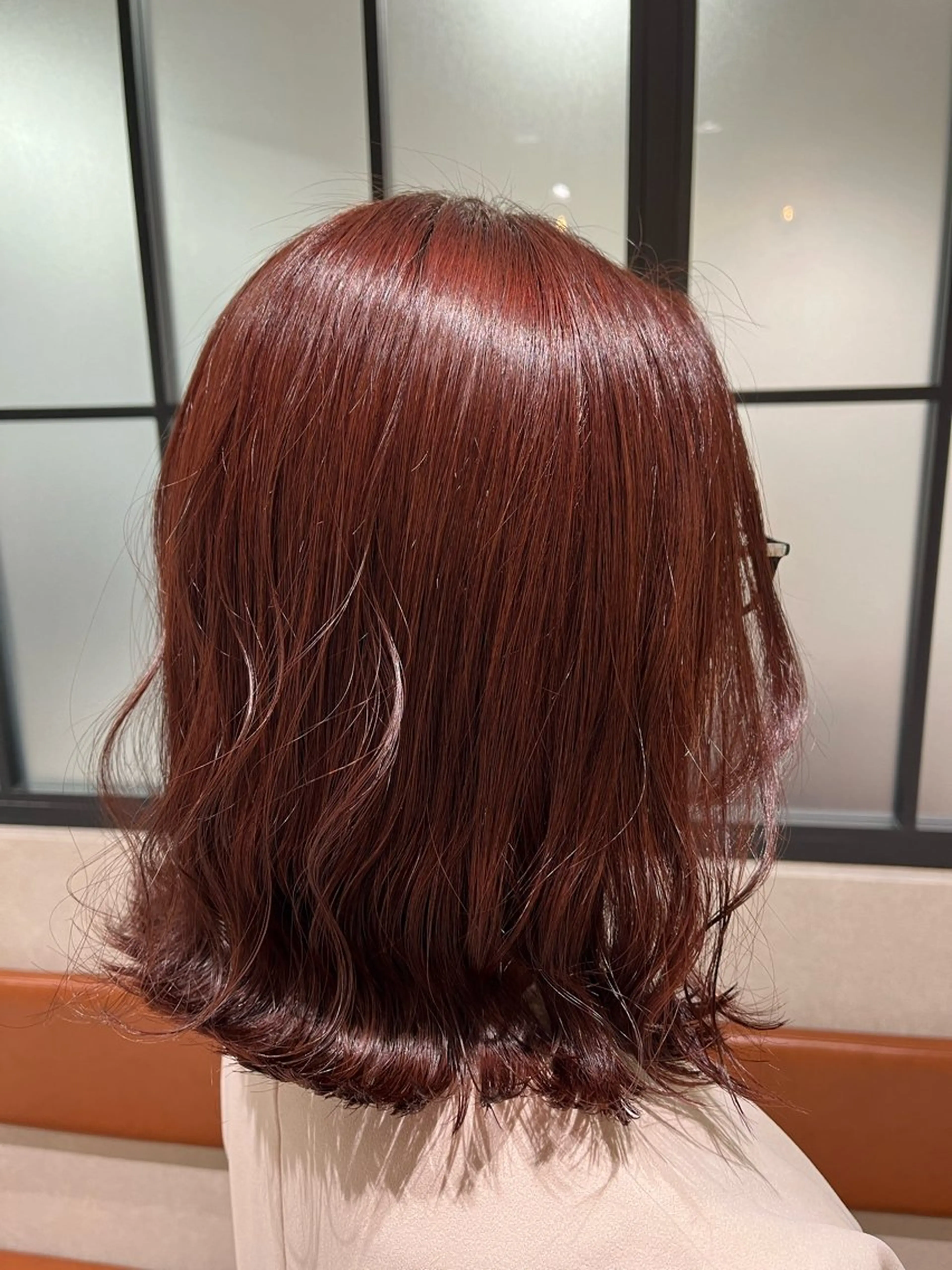 ミディアム カラー 黒髪 ブリーチ ブラウンカラー ブリーチなしカラー ピンクカラー Eleanor 池袋 🧸Madoka🧸のヘアスタイル