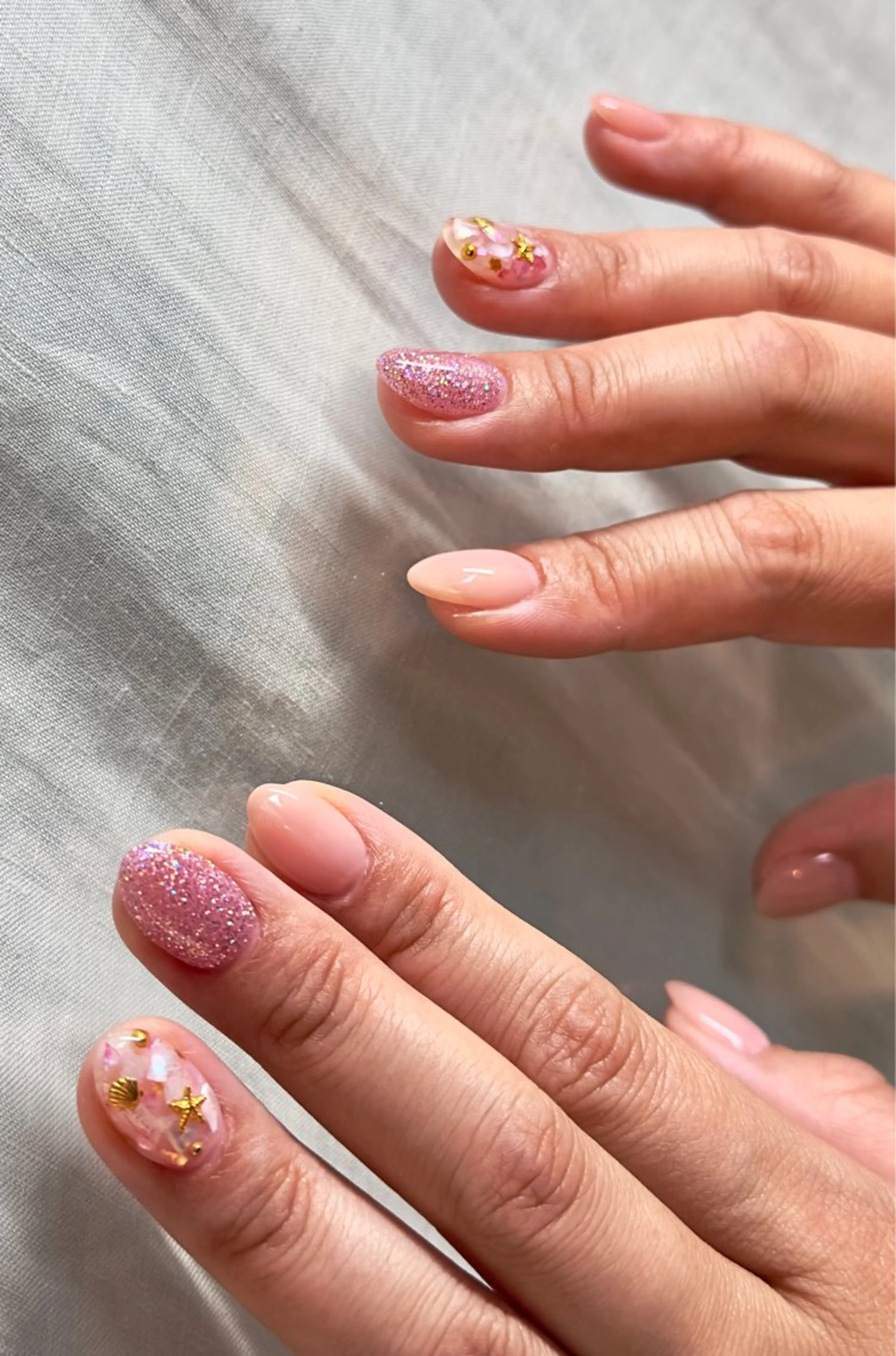 ネイル ラメ(グリッター) ワンカラーネイル ハンドネイル Baden Nail ﾊﾞ-ﾃﾞﾝ ﾈｲﾙのネイルデザイン
