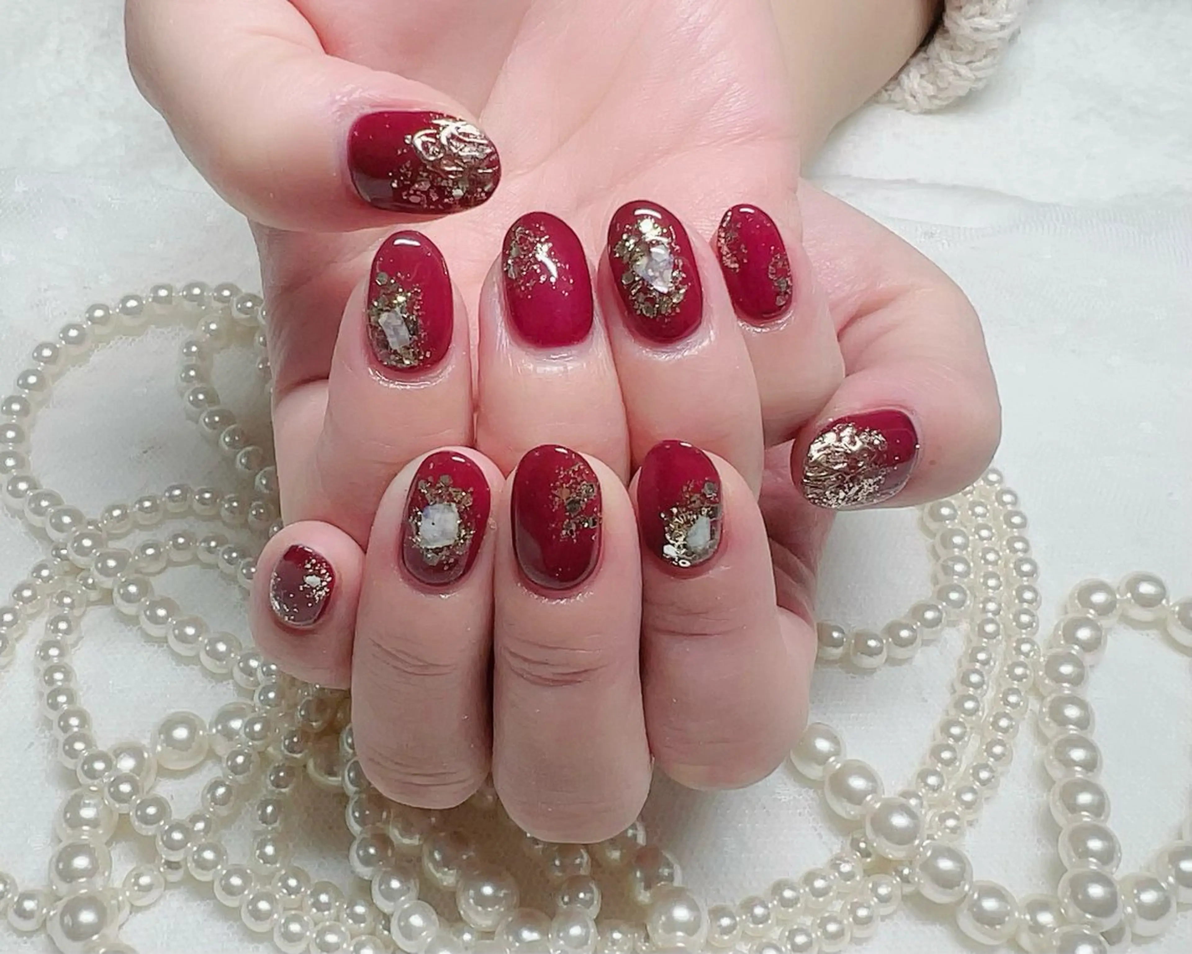 ネイル ジェルネイル キラキラネイル ニュアンスネイル オフィスネイル パラジェル ユキカ （ネイリスト）のネイルデザイン