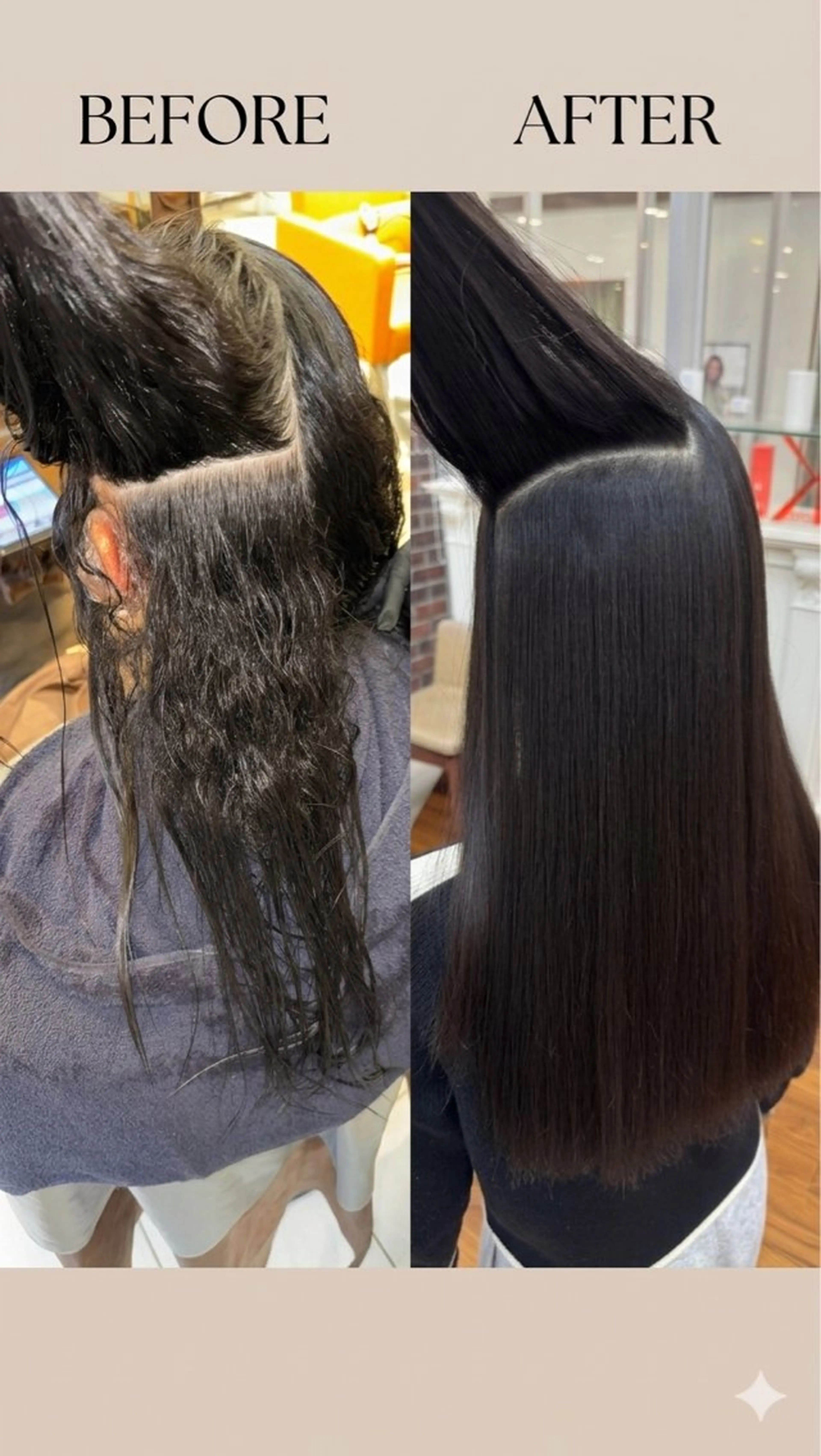 髪質改善矯正✨【理想を超える絹のような髪】の写真
