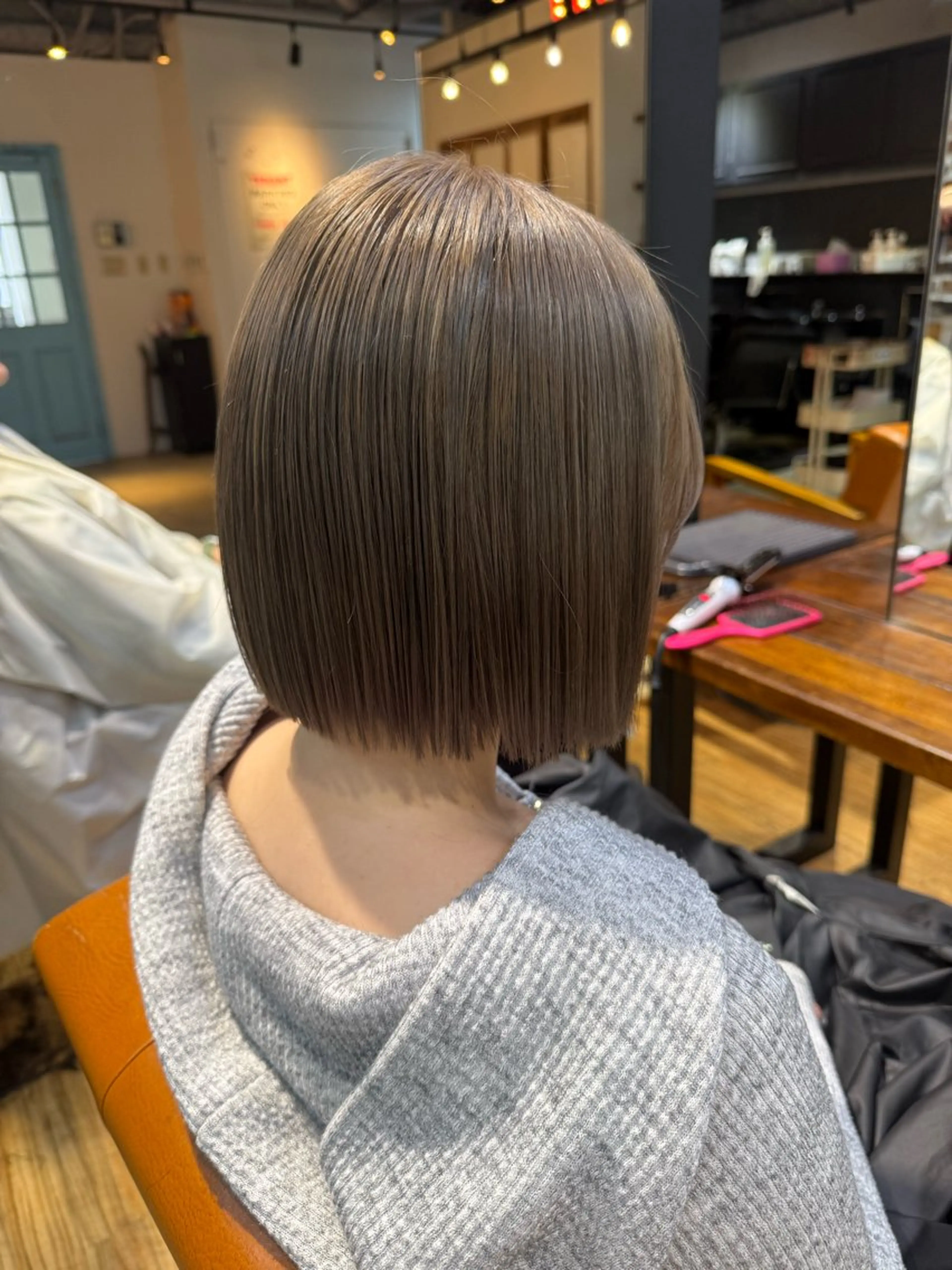 ミディアム カラー カット ヘアカラー トリートメント ヘアセット 💞艶カラー/ ブリーチ💞ユウカのヘアスタイル