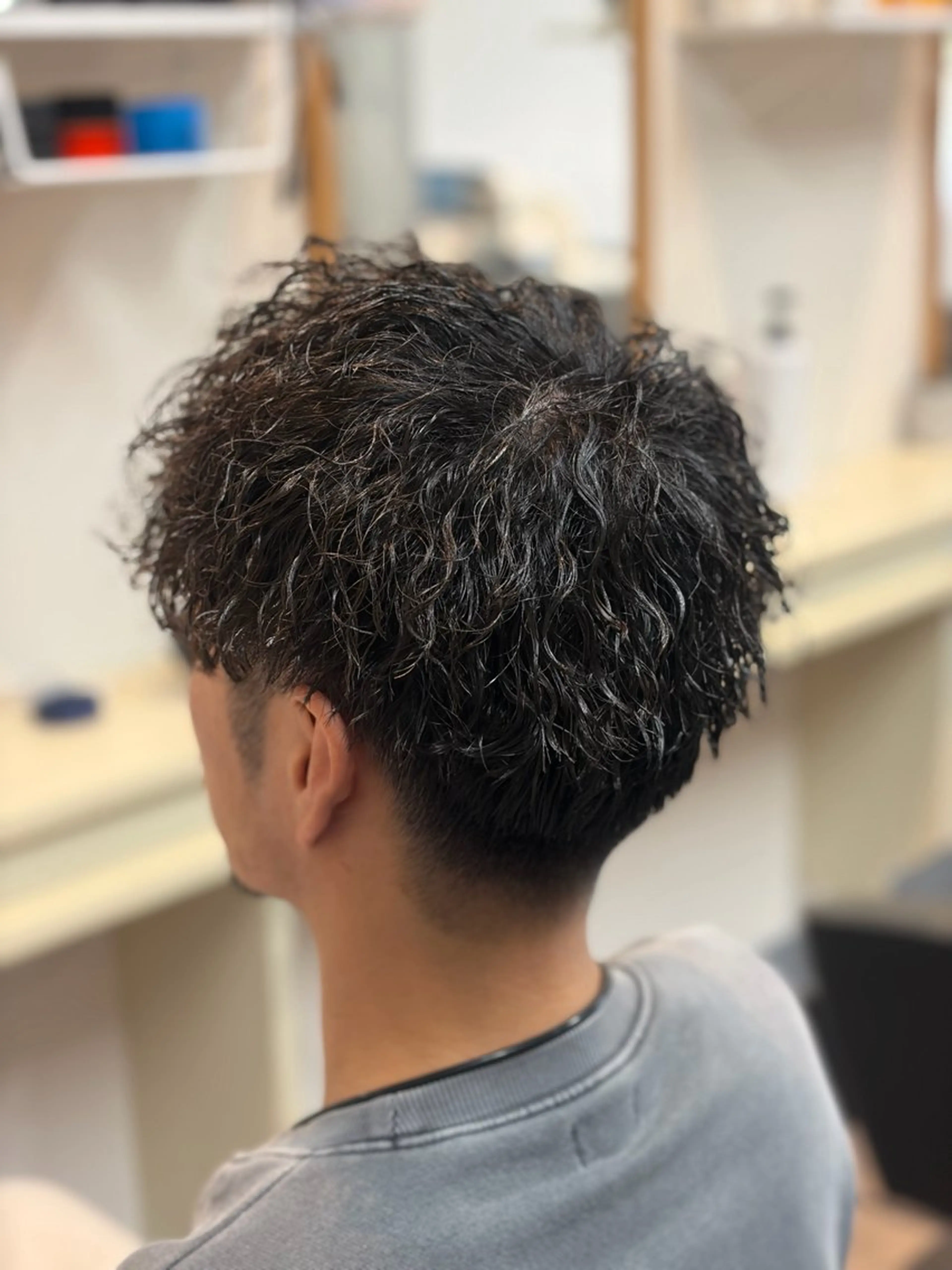 パーマ メンズ カット パーマ メンズ特化/パーマ/ フェードWATARUのヘアスタイル