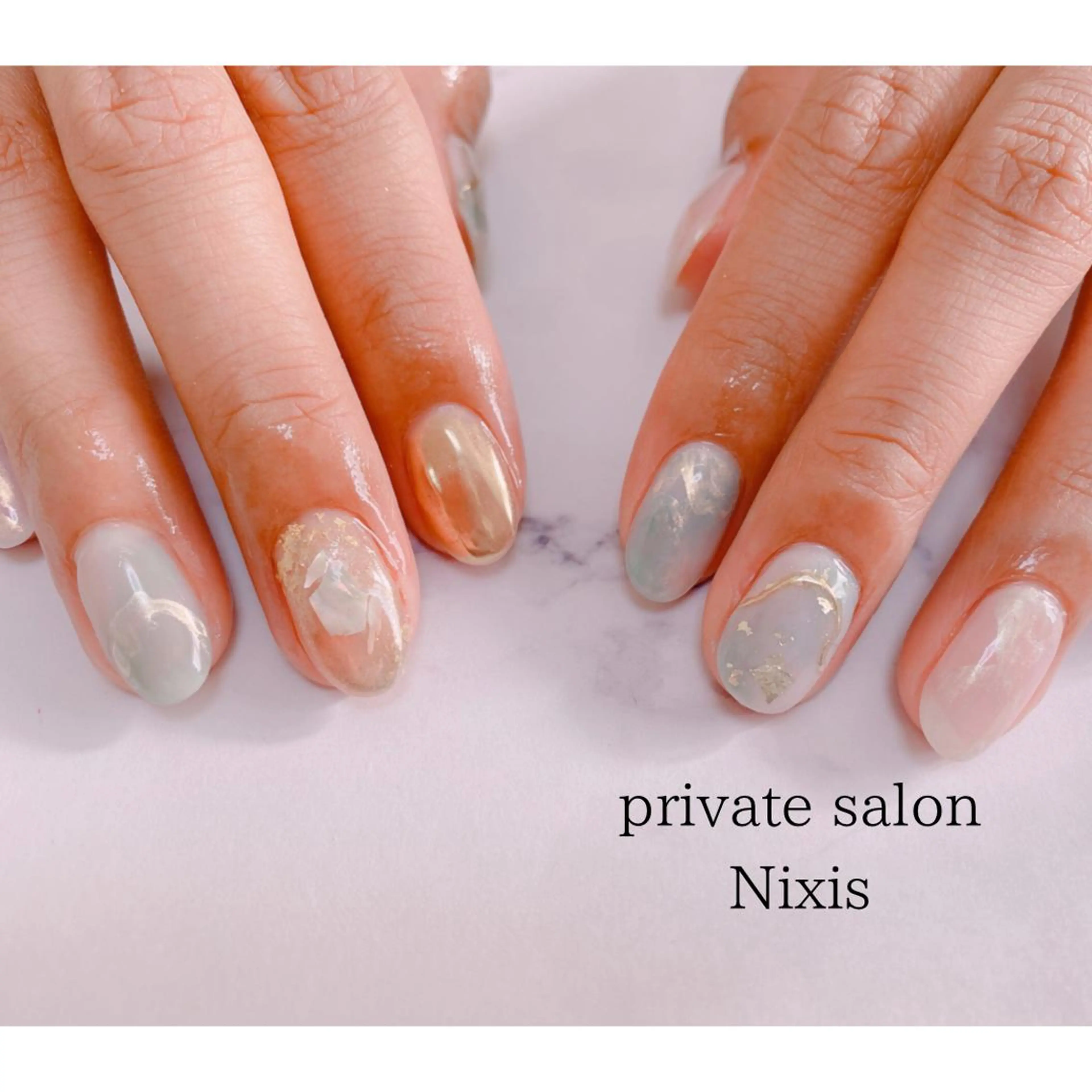 ネイル 大人キレイ 𝑁𝑖𝑥𝑖𝑠のネイルデザイン