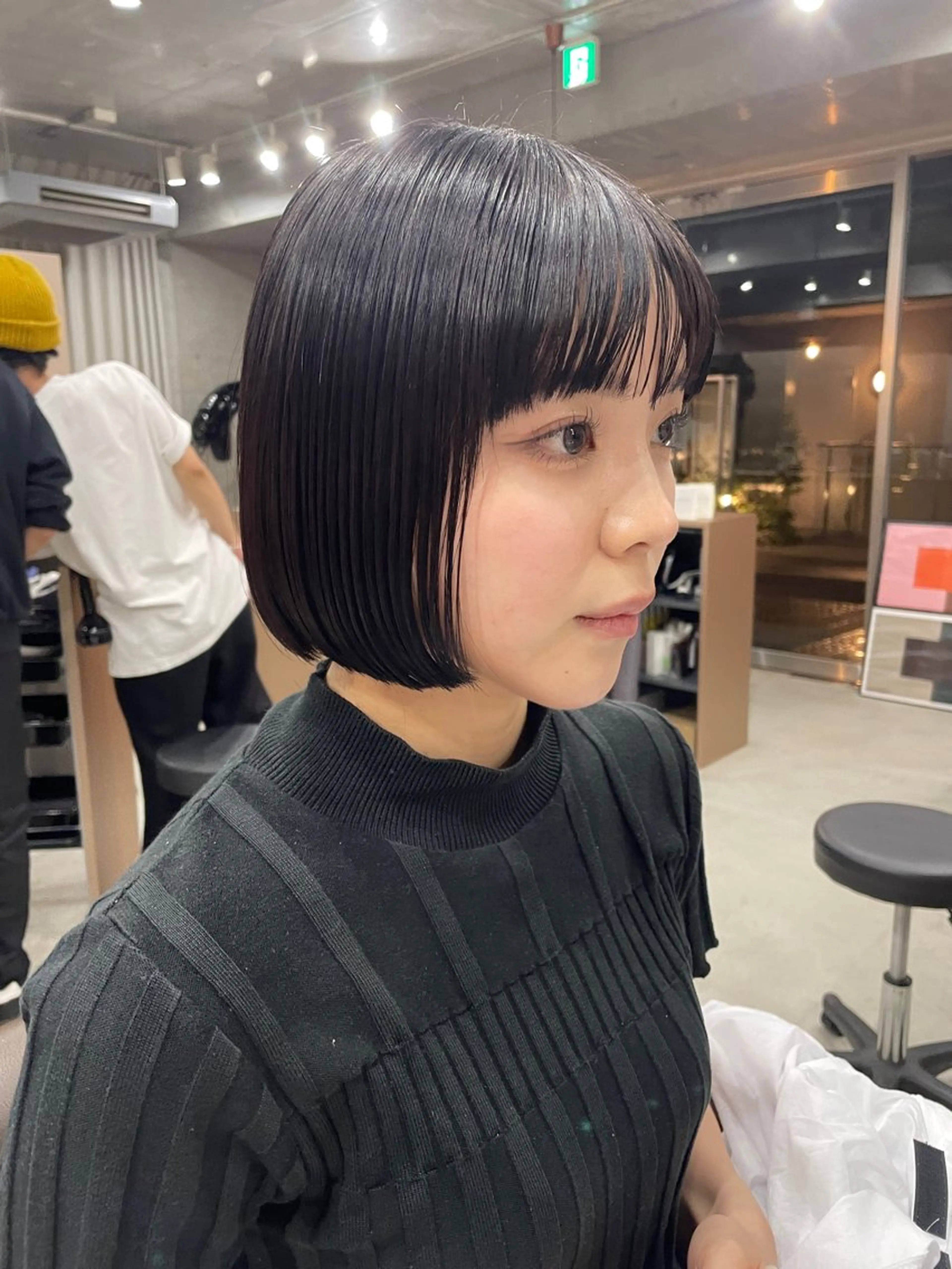 ショート レイヤーカット/ パーマ‪/表参道のヘアスタイル