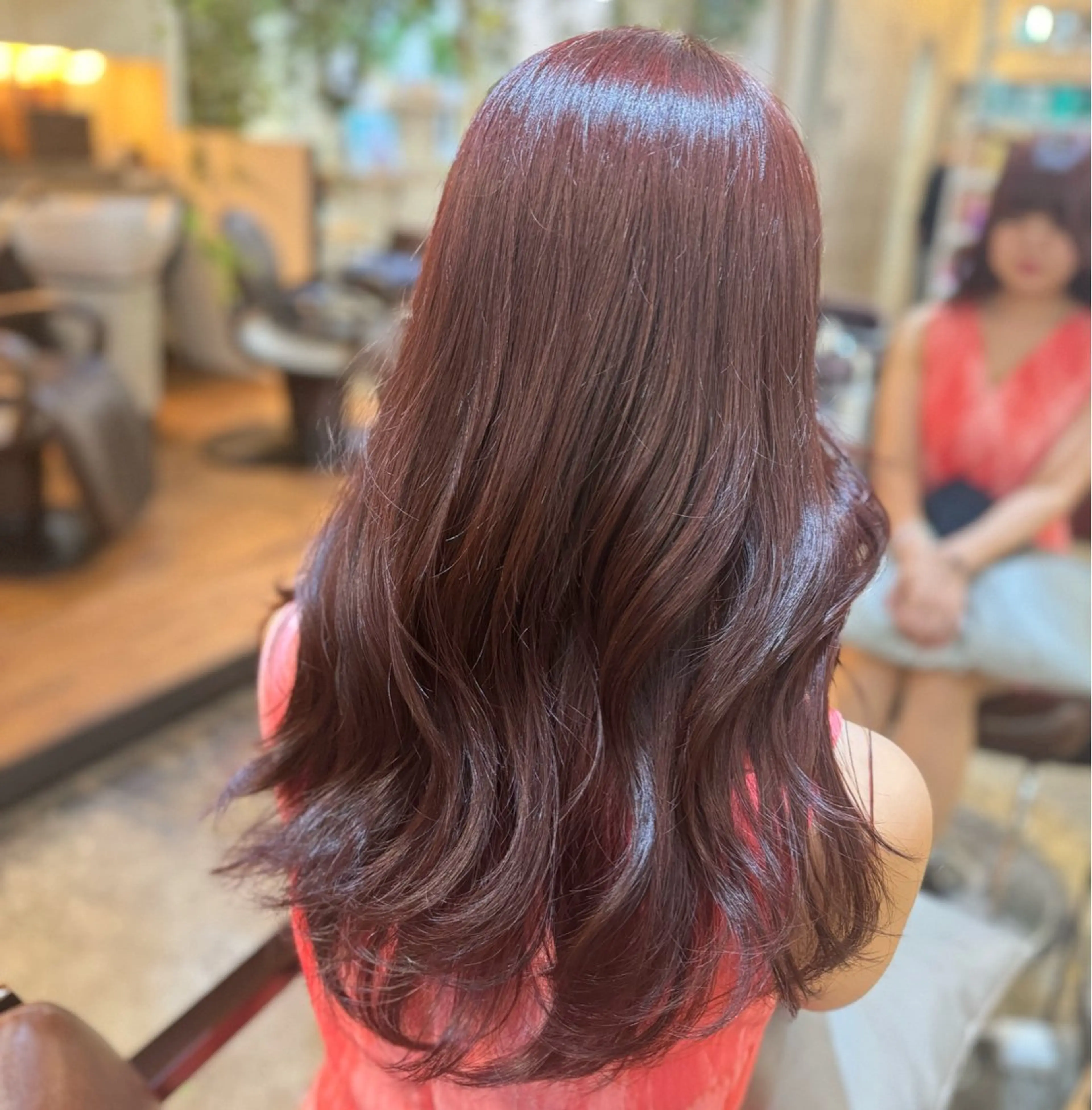 ロング カラー ヘアカラー トリートメント 艶髪/レイヤー 🦋MIYUUのヘアスタイル