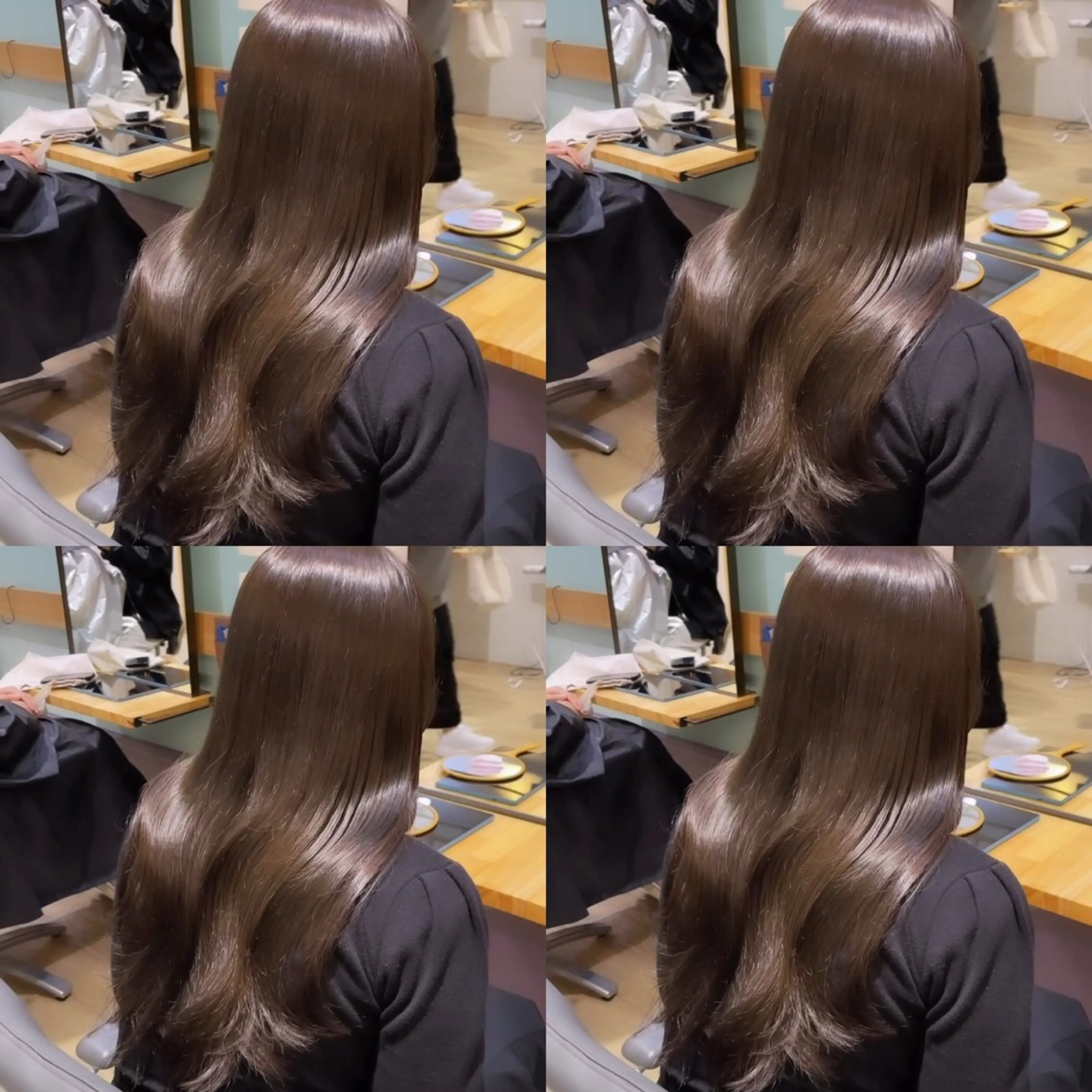 ロング カラー ベージュカラー ブリーチ ケアブリーチ 透明感カラー イヤリングカラー カット ヘアカラー トリートメント ヘッドスパ 大人可愛い透明感🌟 小顔・韓国髪🌟野中のヘアスタイル